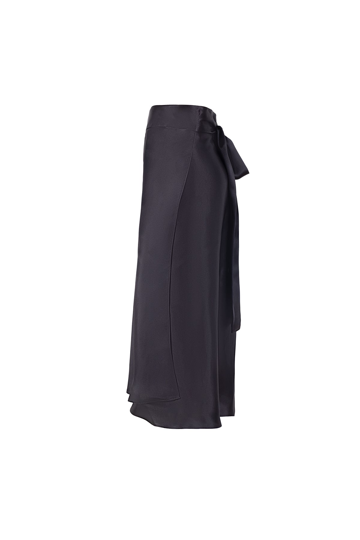 Siyah Astrid Saf İpek Etek Limited Edition