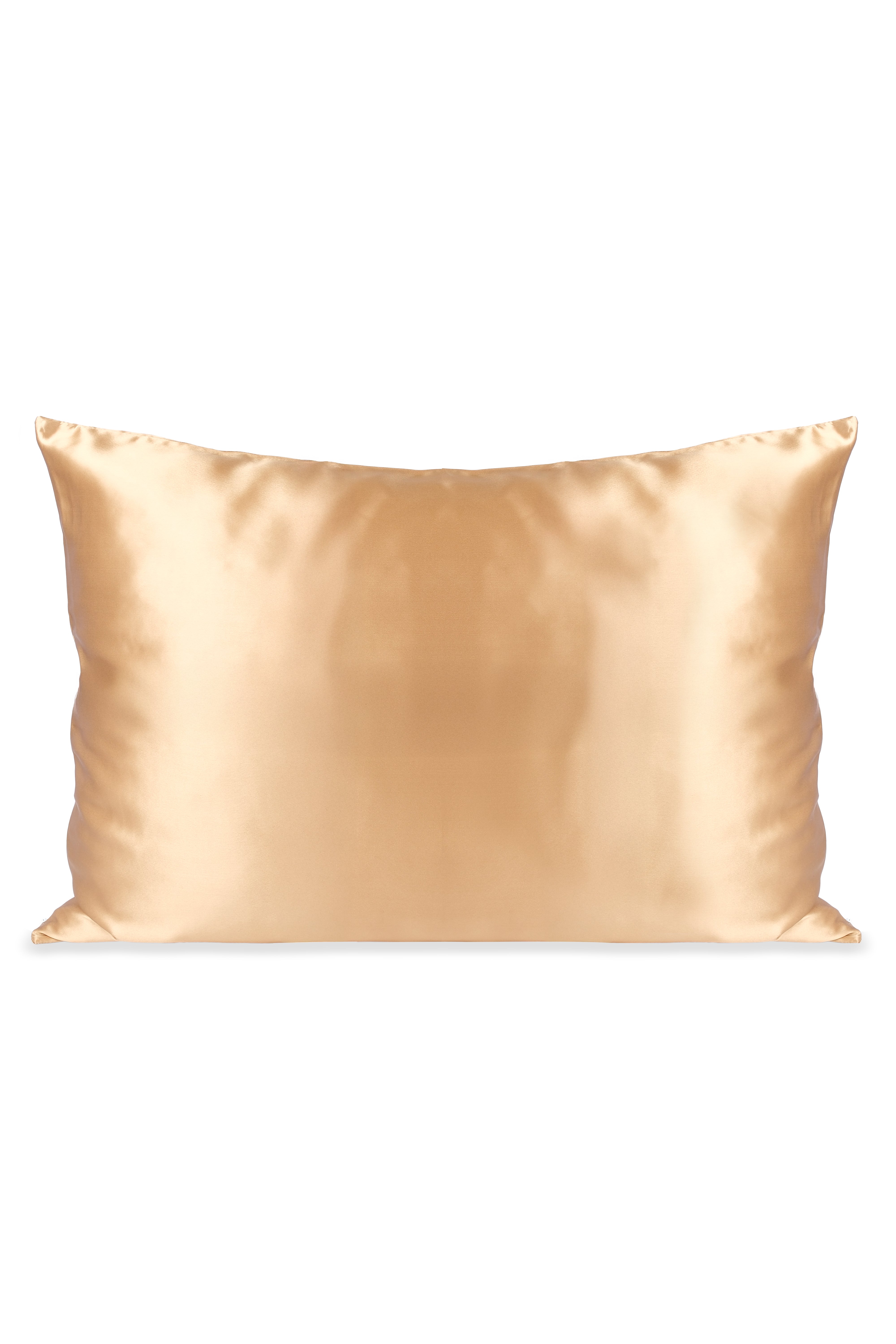 Koyu Bej Saf İpek 50x70 cm. Yastık Kılıfı