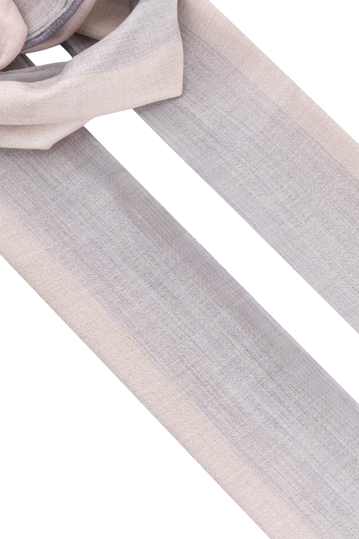 Pembe Sophie Saf Kaşmir Renkli Şal 90x180 cm