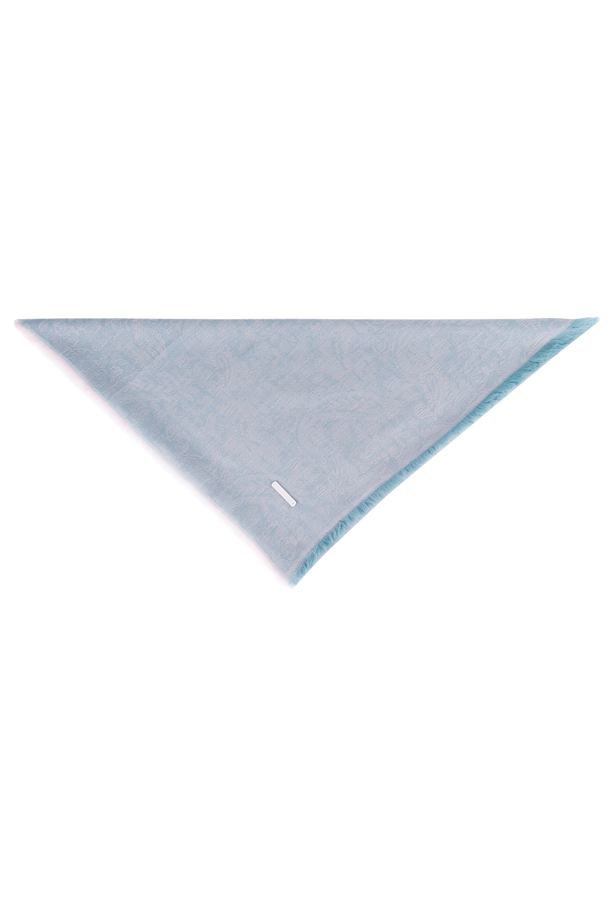 Yeşil Şal Desenli Şal 100x100 cm