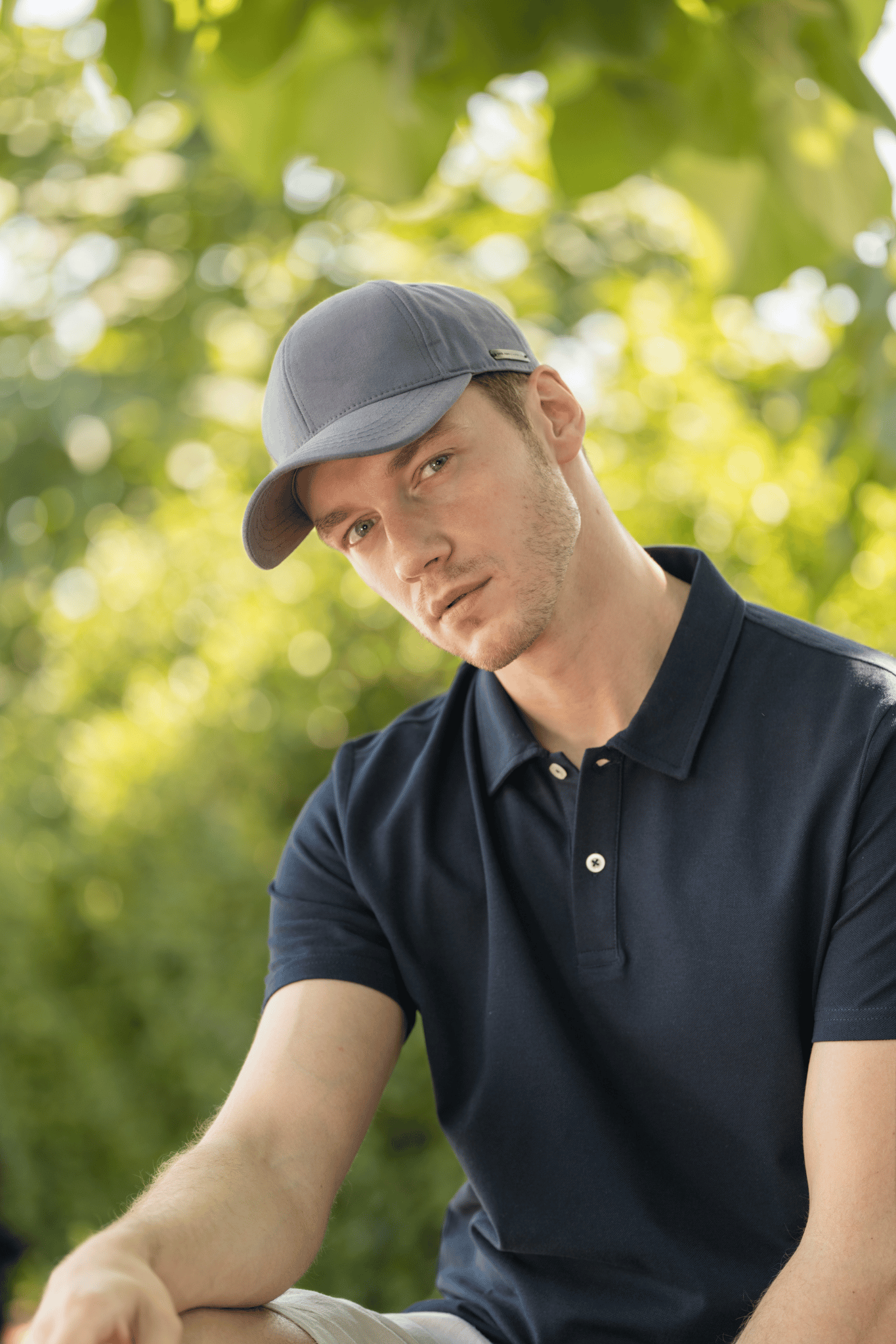 Gri Infinity Pamuk Şapka