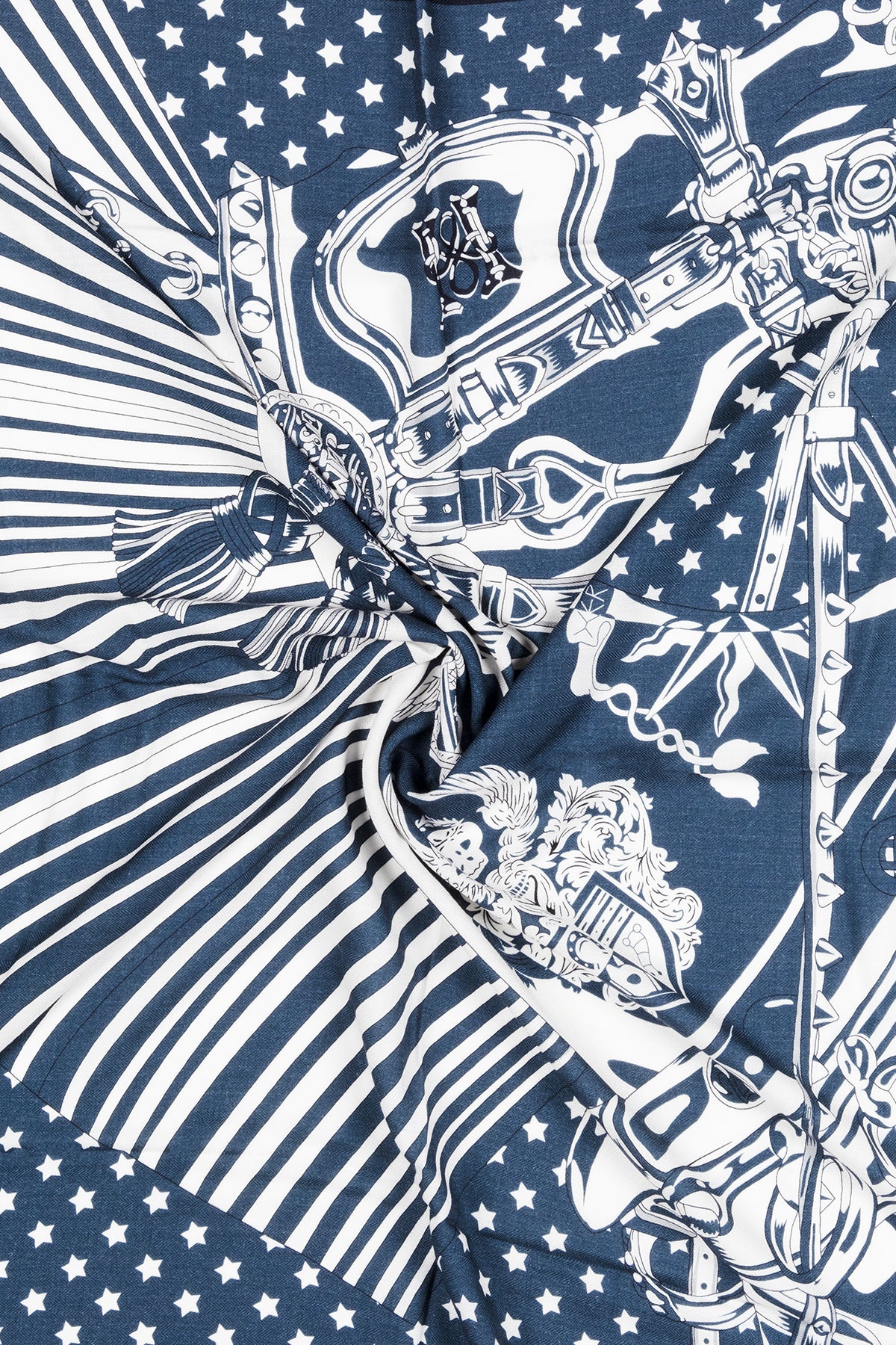 Siyah Gri Linda Kaşmir Desenli Kare Eşarp 140x140  cm