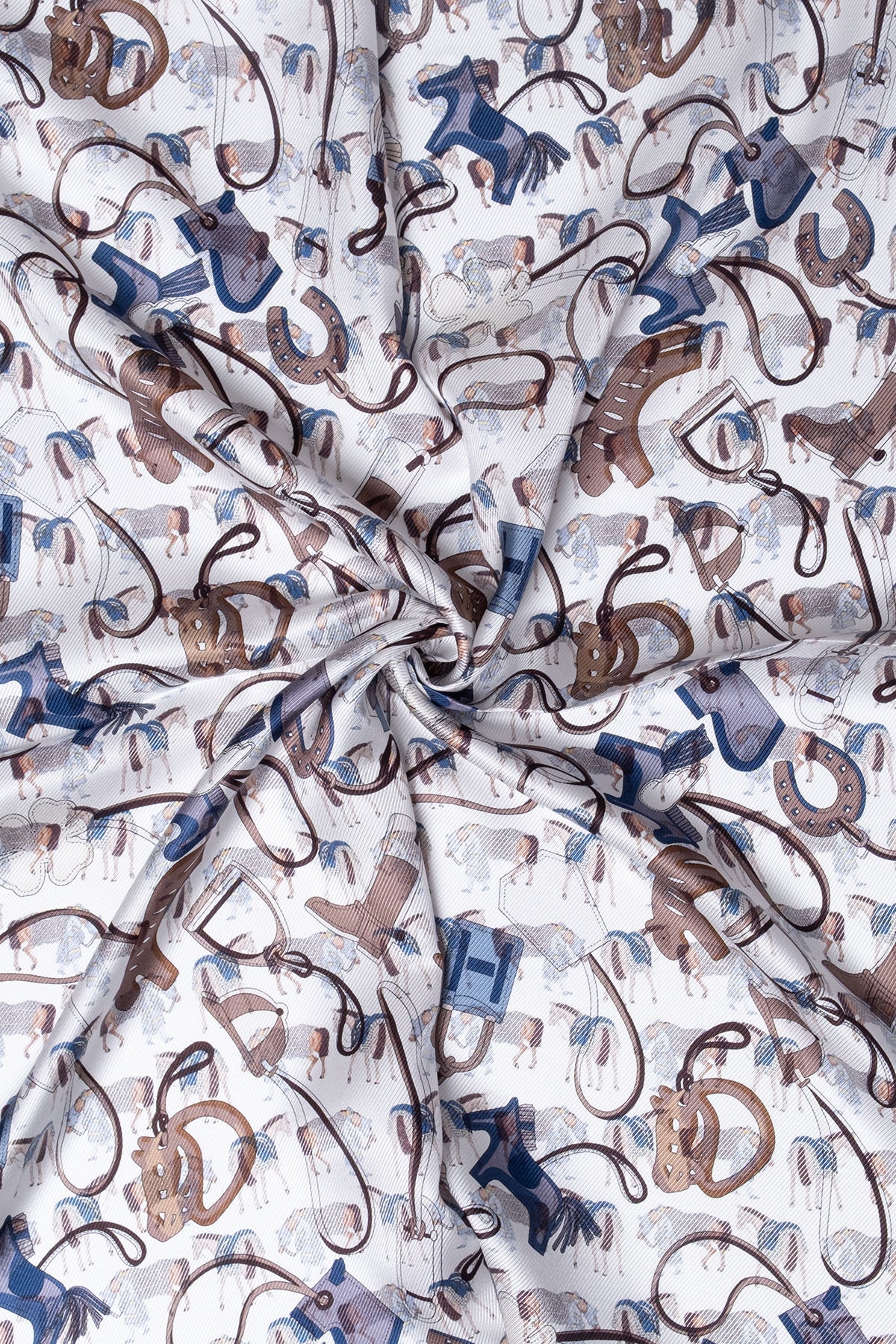 Bej Lena Saf İpek Eşarp 70x70 cm