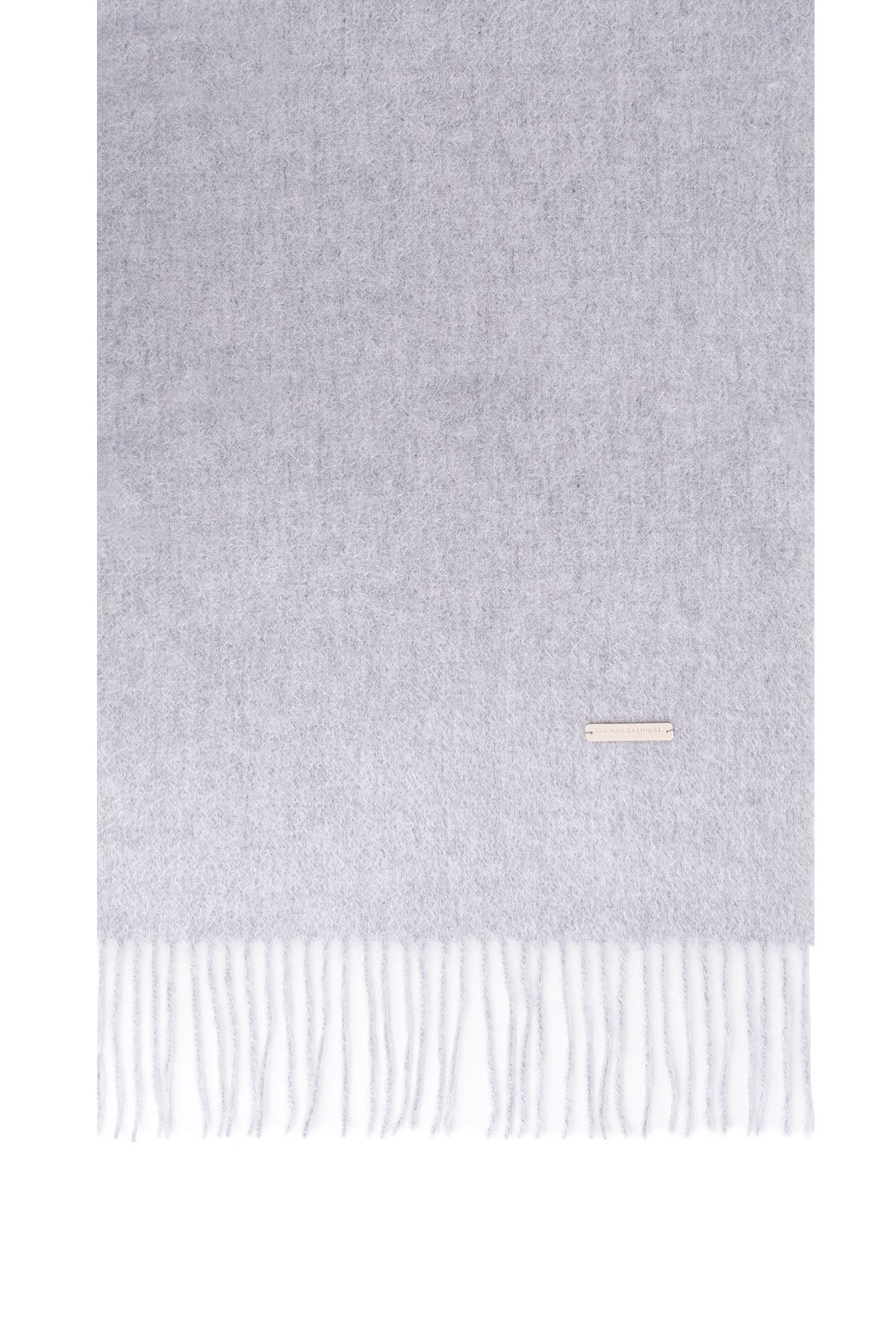 Açık Gri Patrick Saf Kaşmir Atkı 35x170 cm