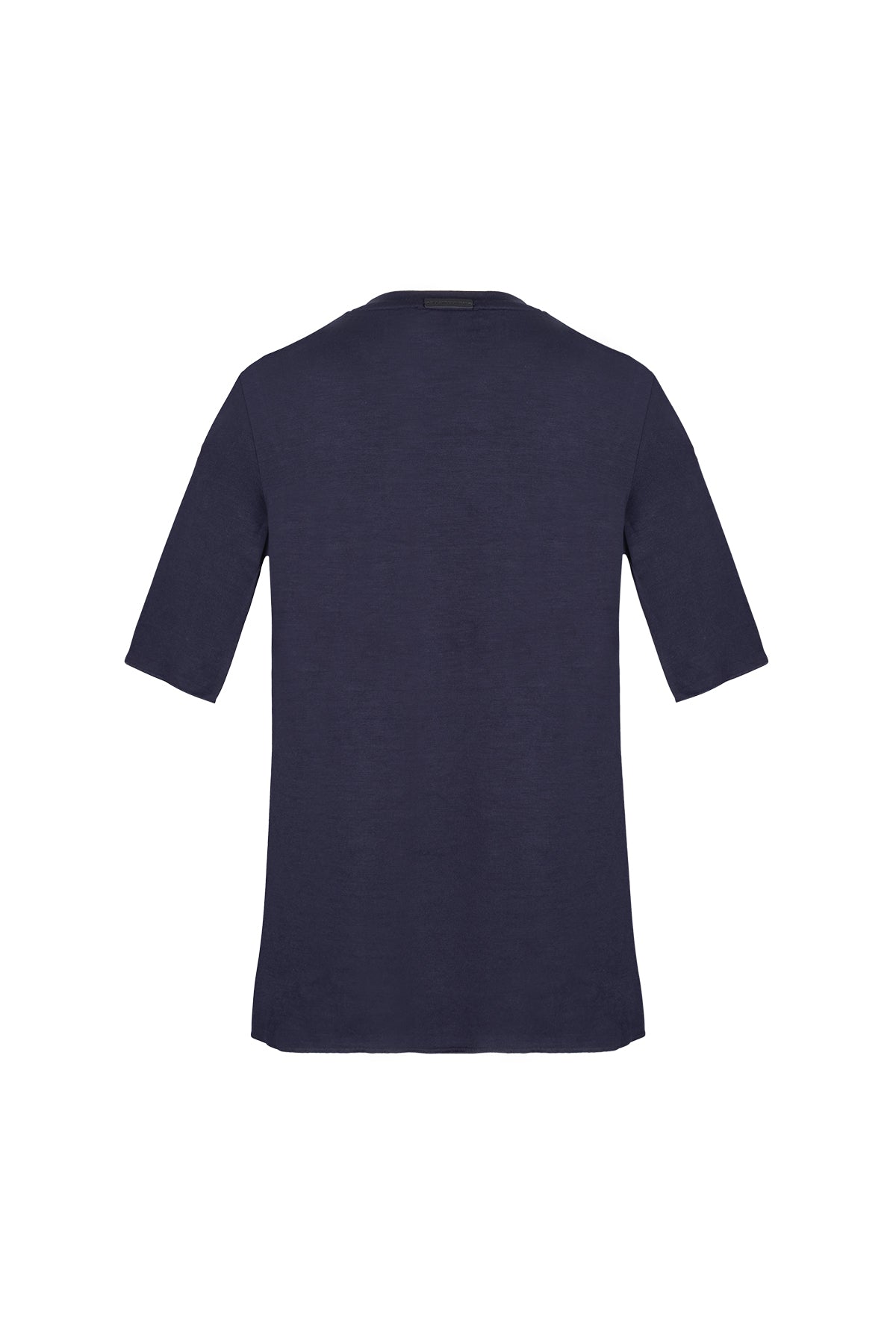 Lacivert Ultralight Yuvarlak Yaka Kısa Kollu Üst