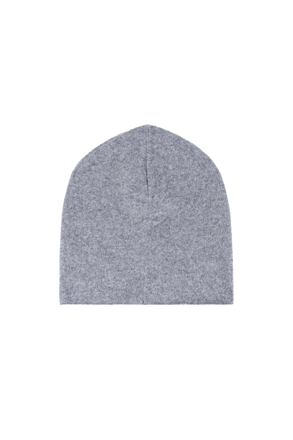 Gri Melanj Hannover Saf Kaşmir Bere