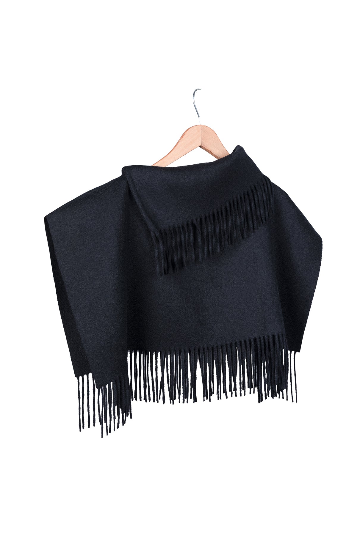 Siyah Laura Küçük Pelerin 64x34 cm