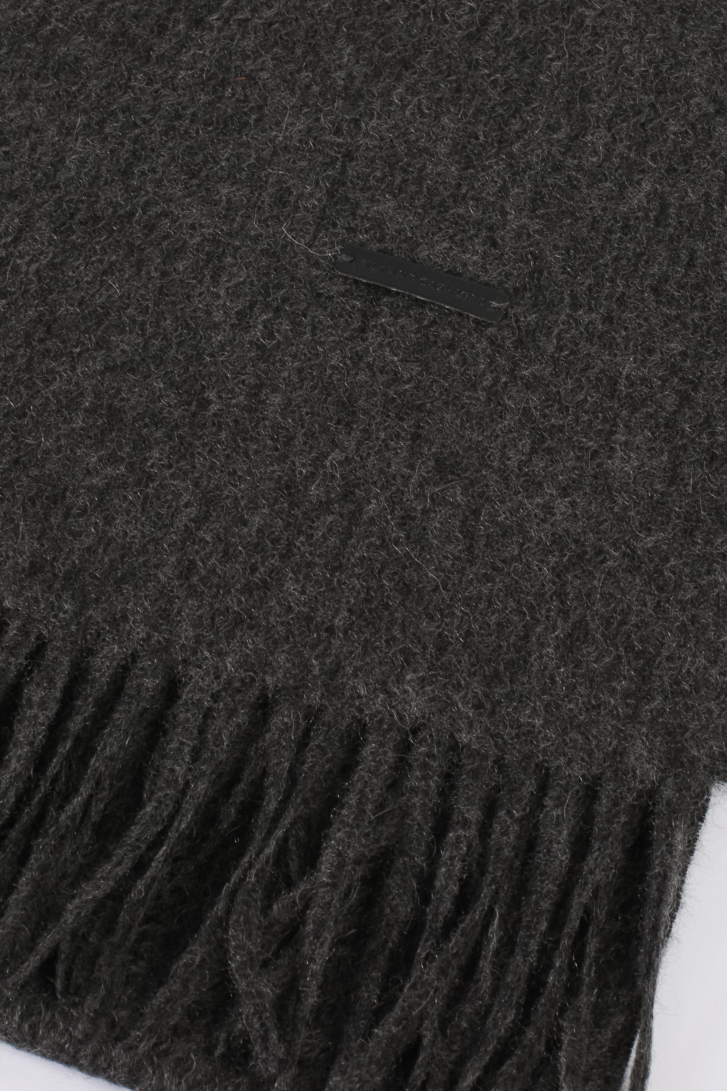 Antrasit Saf Kaşmir Patrick Atkı 170x35 cm