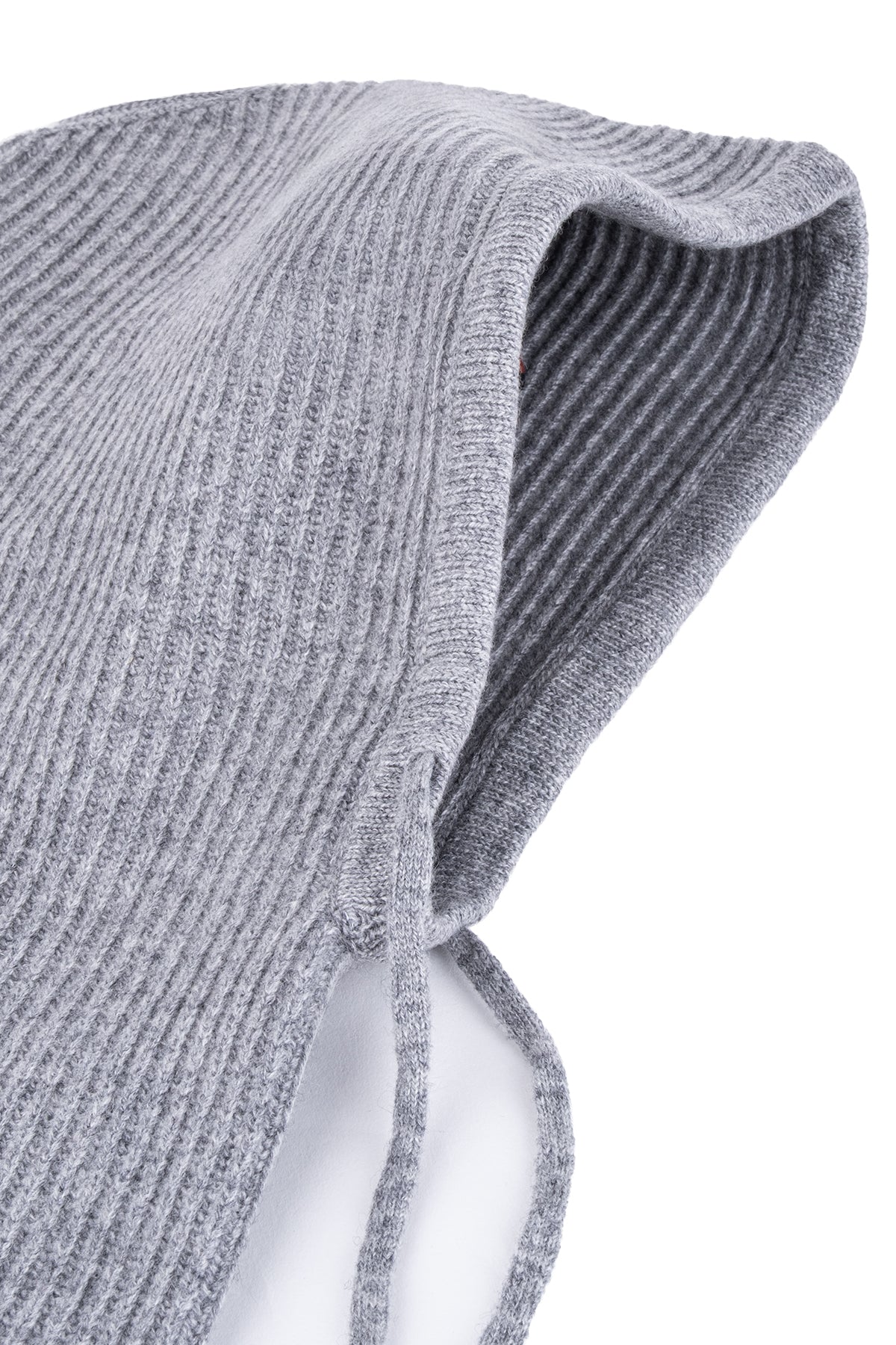 Orta Gri Stockholm Saf Kaşmir Balaklava