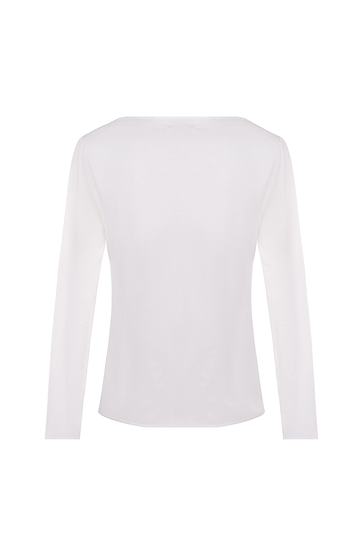 Ekru Ultralight Kayık Yaka Üst