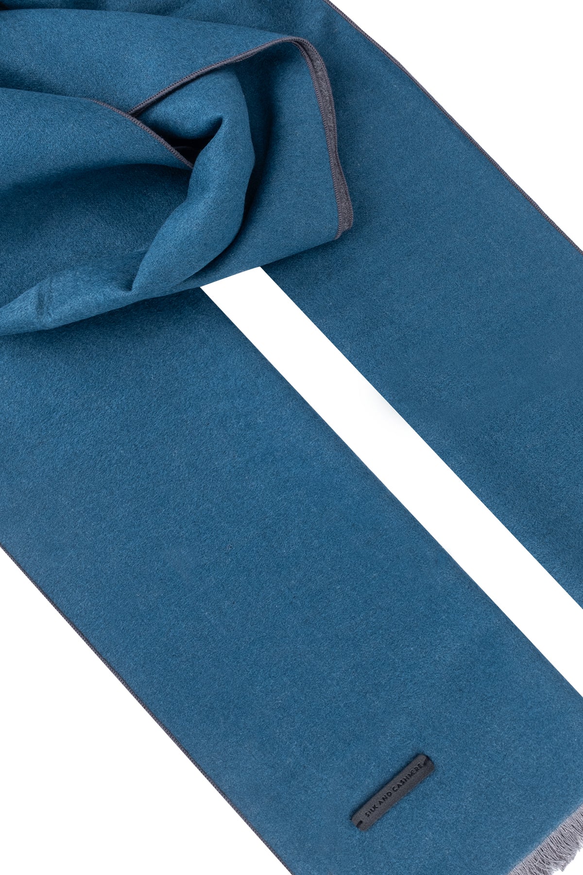 Tavuskuşu Lotus Saf İpek Çift Taraflı Atkı 30x177 cm