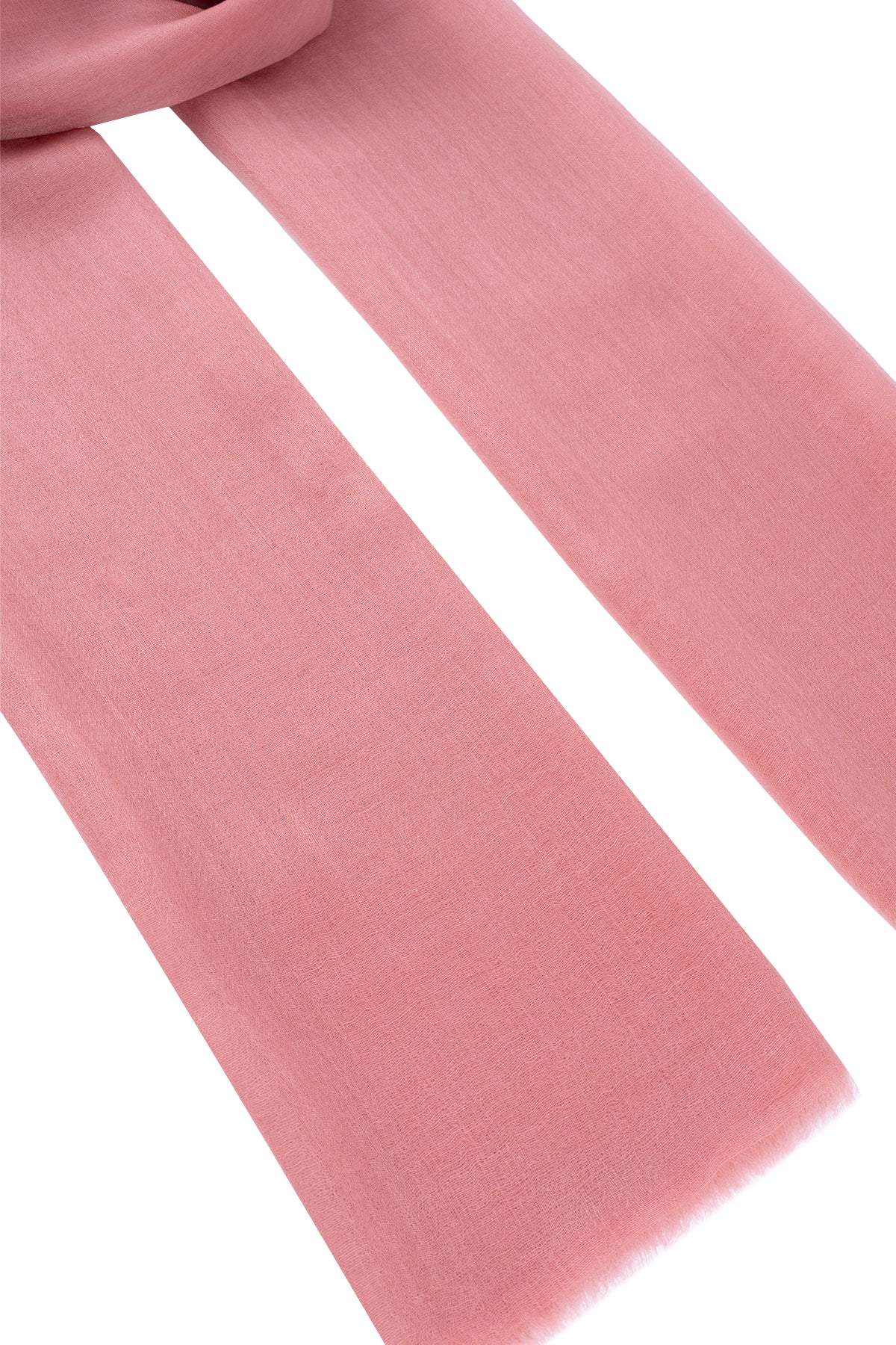 Gül Kurusu Larissa Saf Kaşmir Şal 100x230 cm