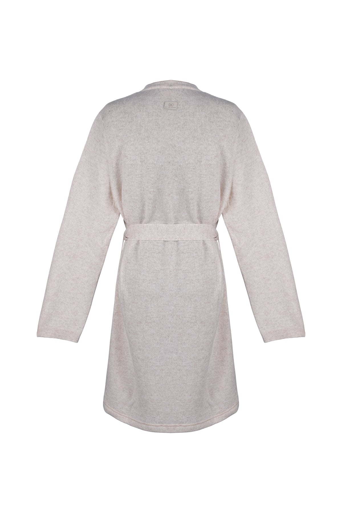 Kum Beji Lilly Saf Kaşmir Uzun Hırka