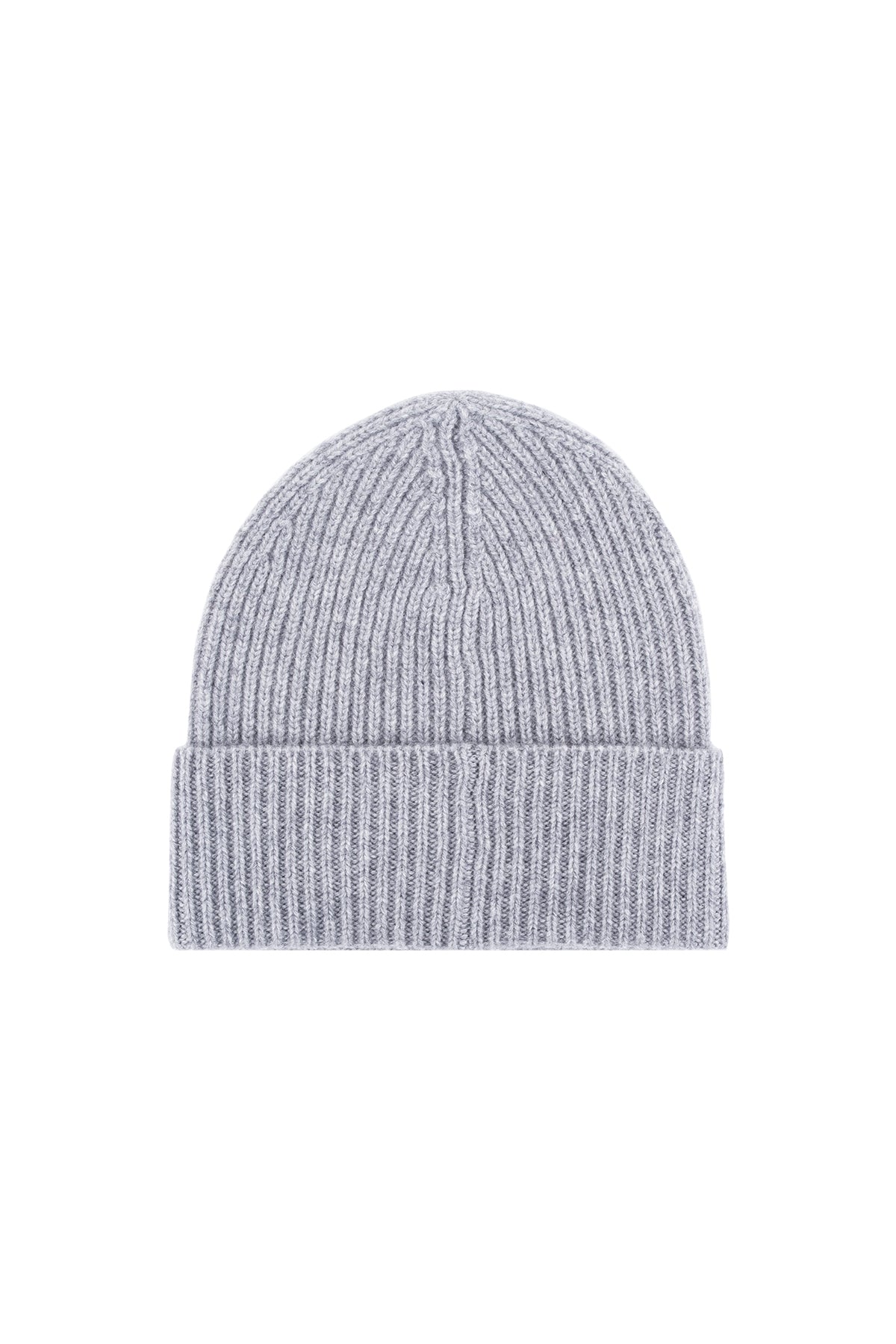 Gri Stockholm Saf Kaşmir Ribana Bere