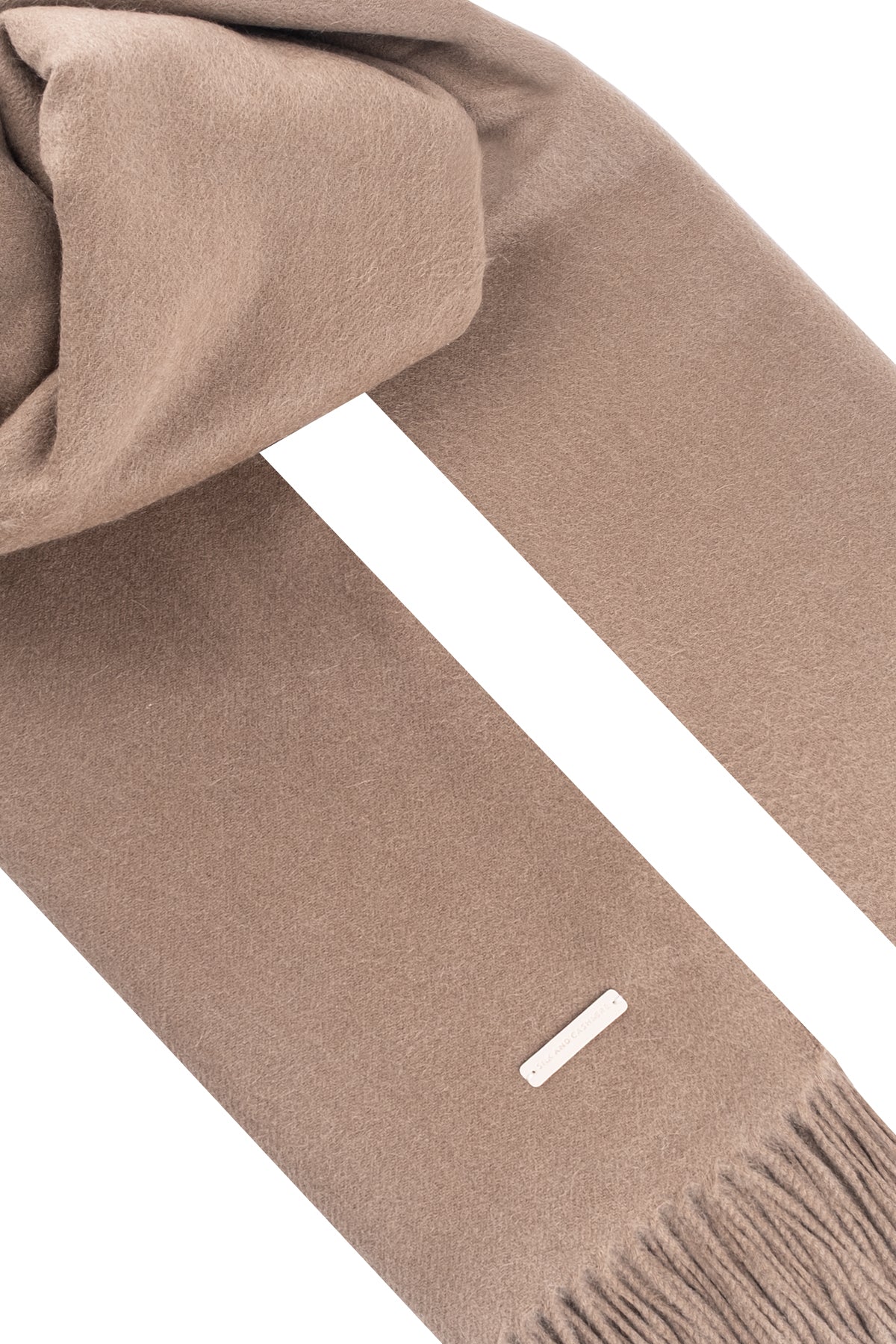 Bej Saf Kaşmir Battaniye / Şal 127x165 cm