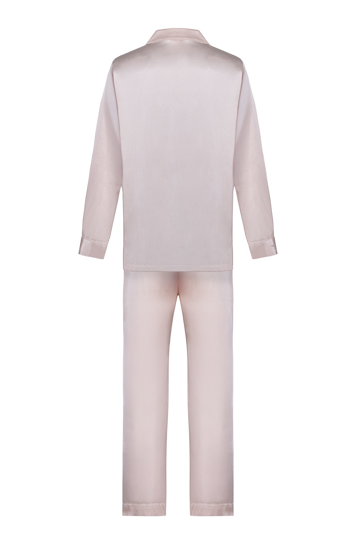 Bej Lindy İpek Pijama Seti