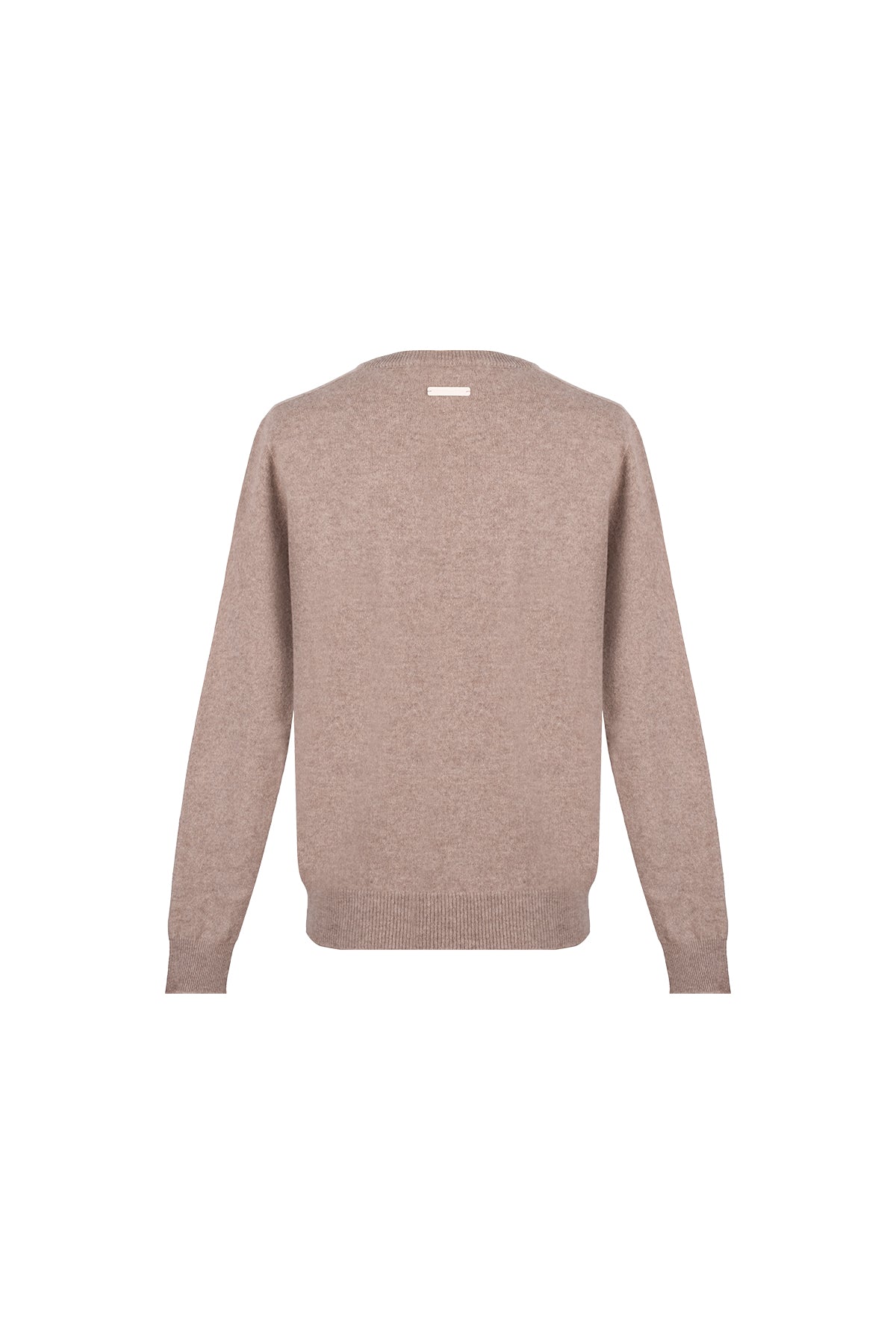 Vizon Alexia Saf Kaşmir Yuvarlak Yaka Kazak