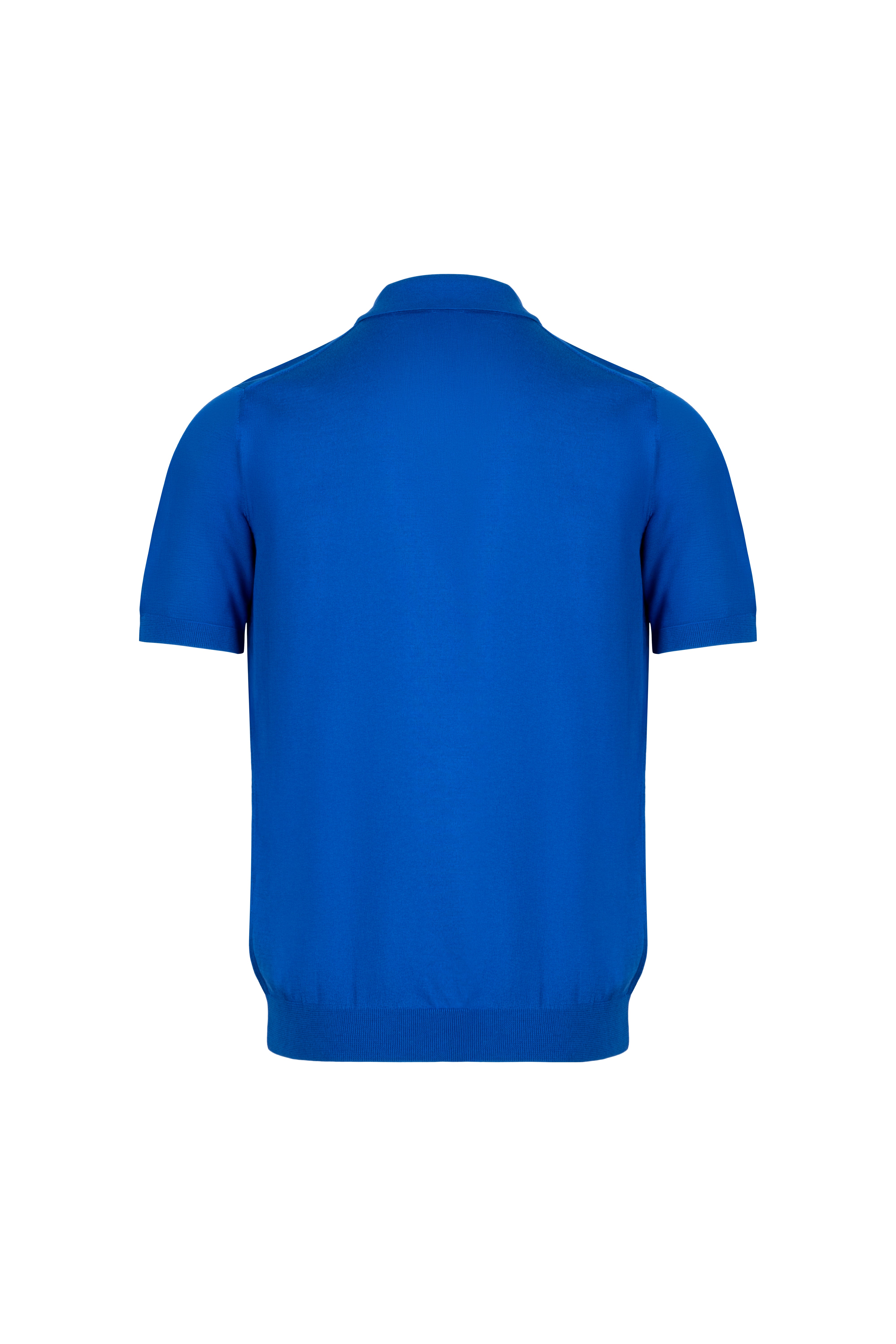 Koyu Mavi Kevin Kısa Kollu Triko Polo