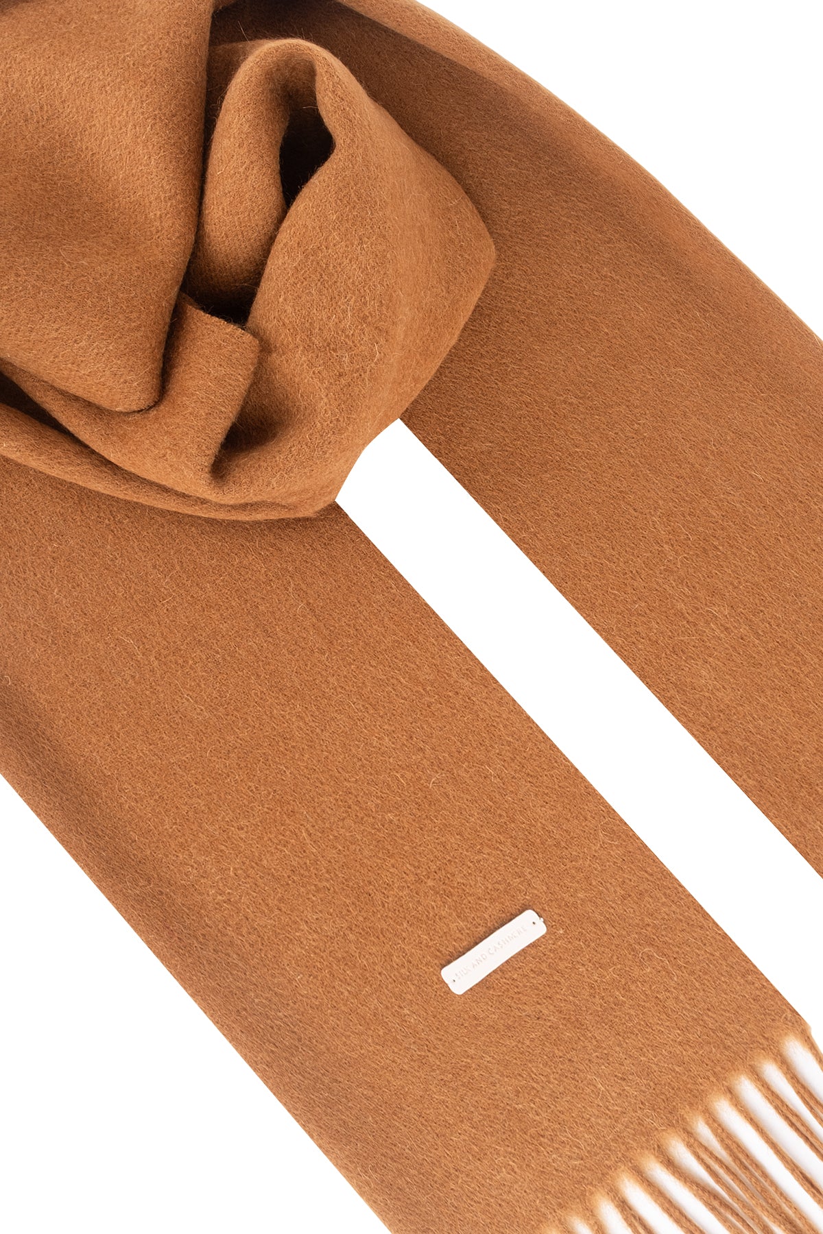 Camel Copenhagen Saf Yün Atkı 40x200 cm