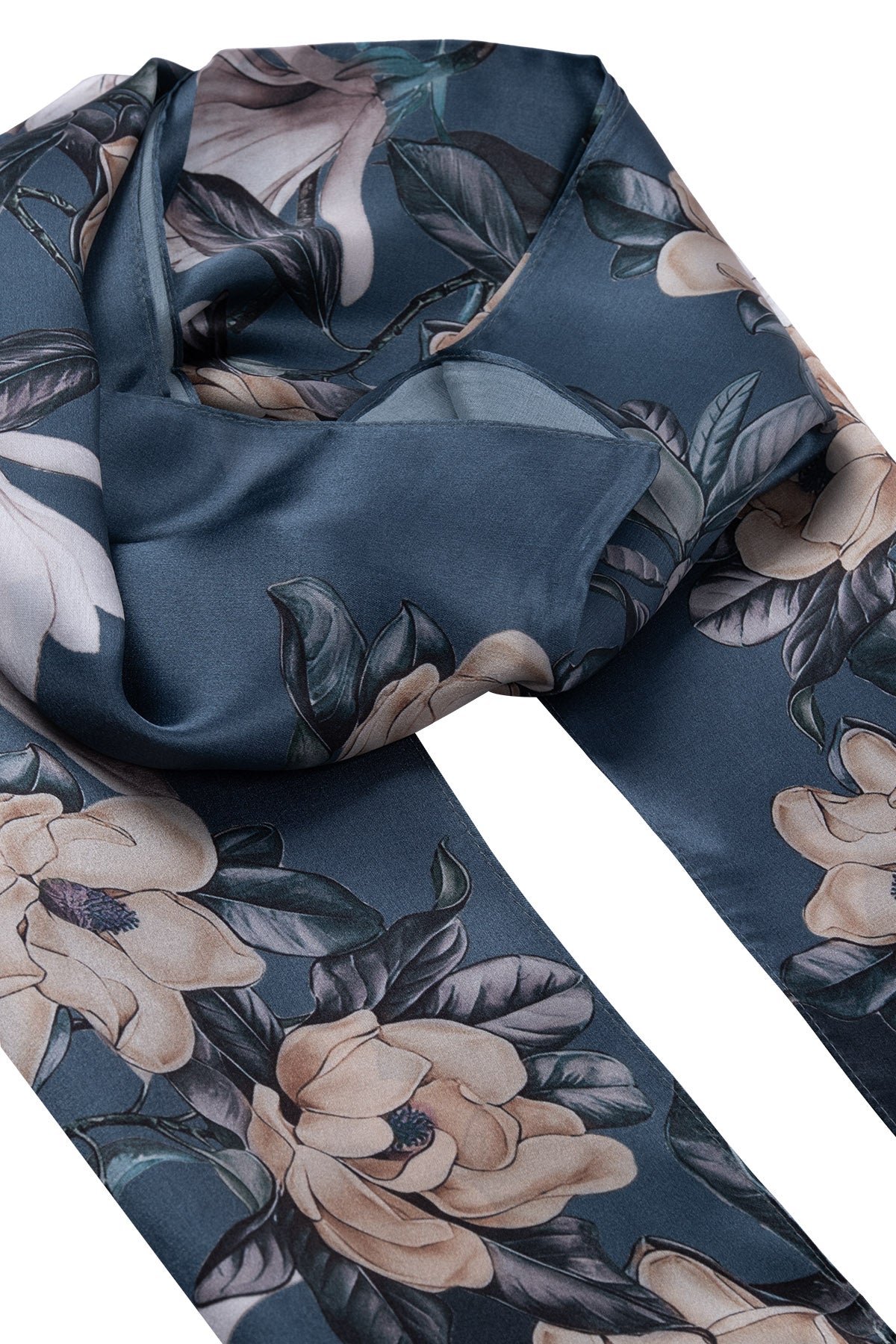 Mavi Oblong Pure Silk Printed Scarf 55*170 24SMWL-105