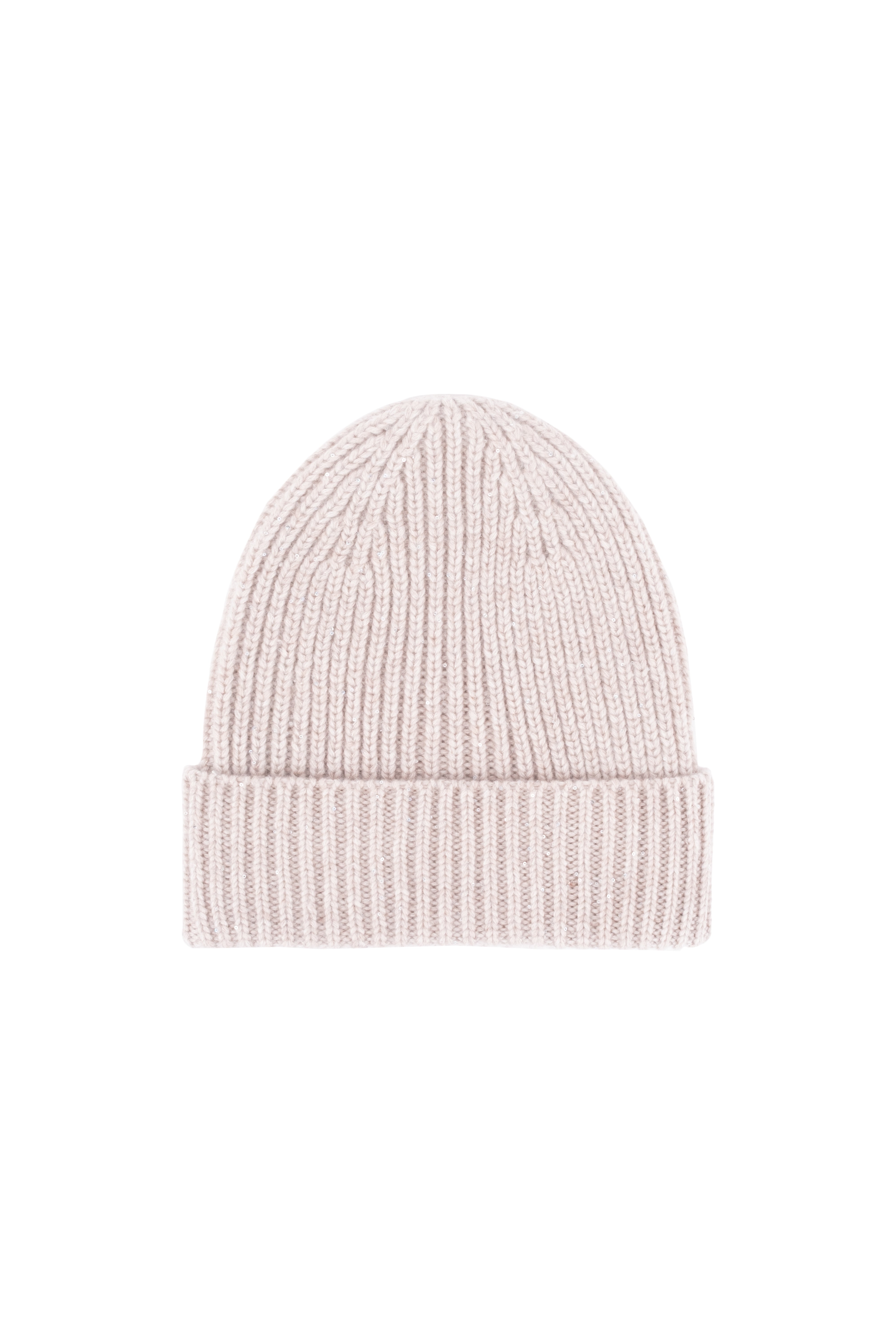 Bej Paris Kaşmirli Pullu Bere