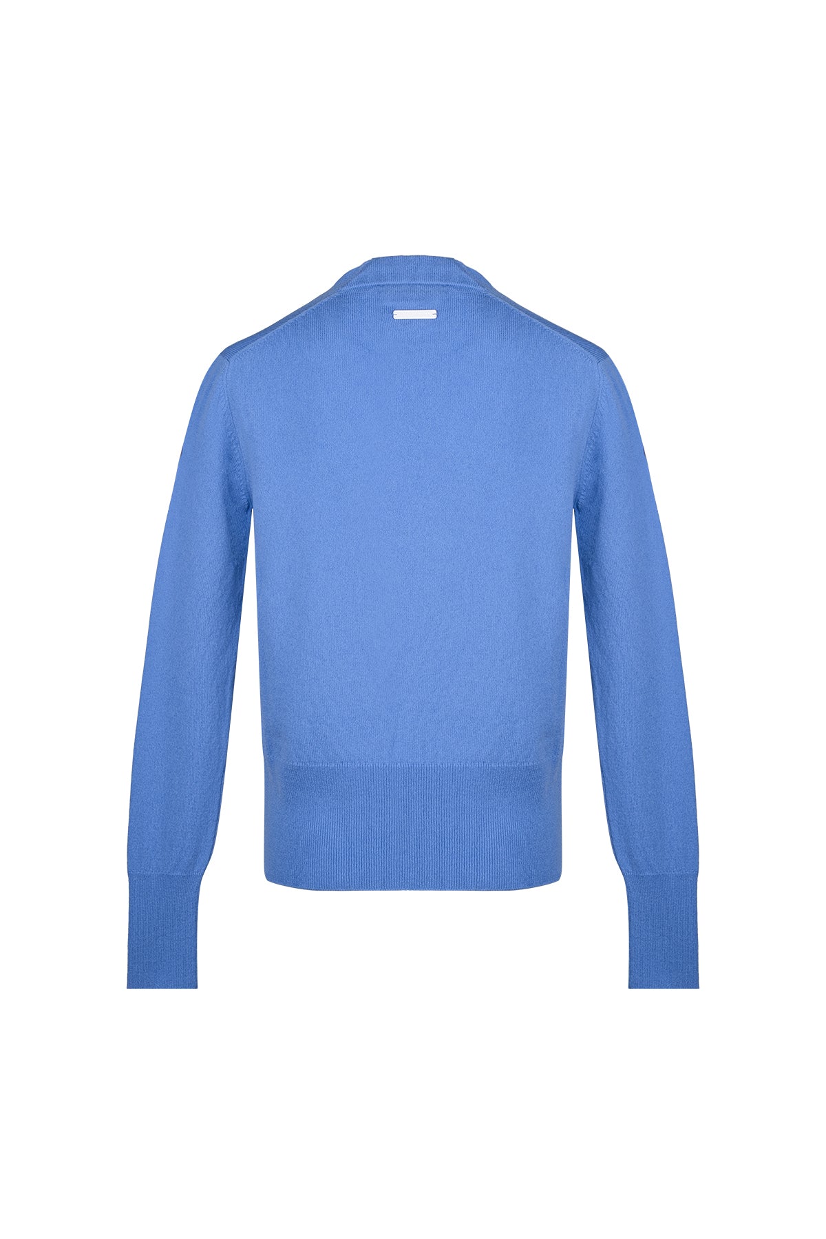 Mavi Lilly Saf Kaşmir Derin V Yaka Kazak