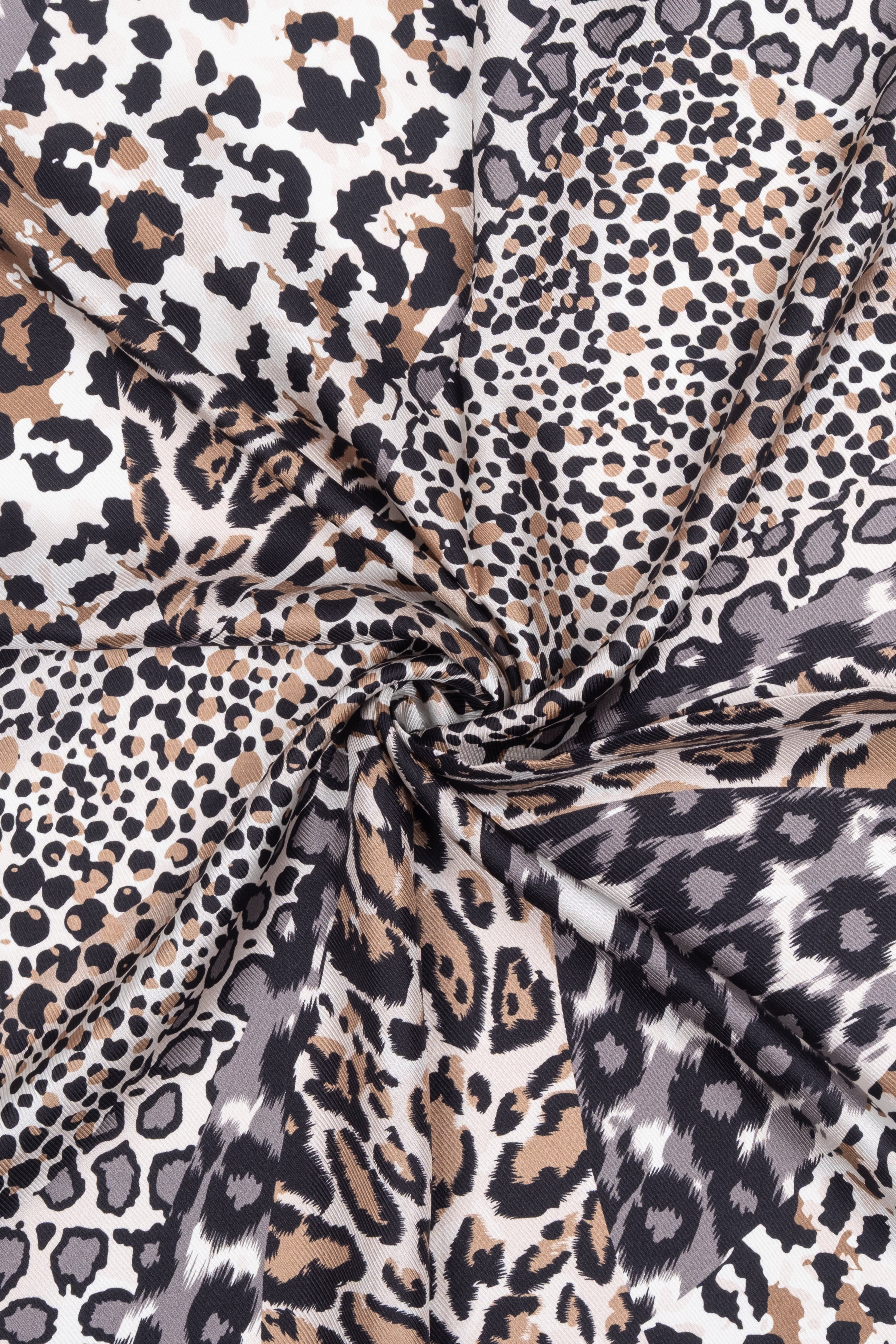 Kahverengi Lena Saf İpek Eşarp 70x70 cm