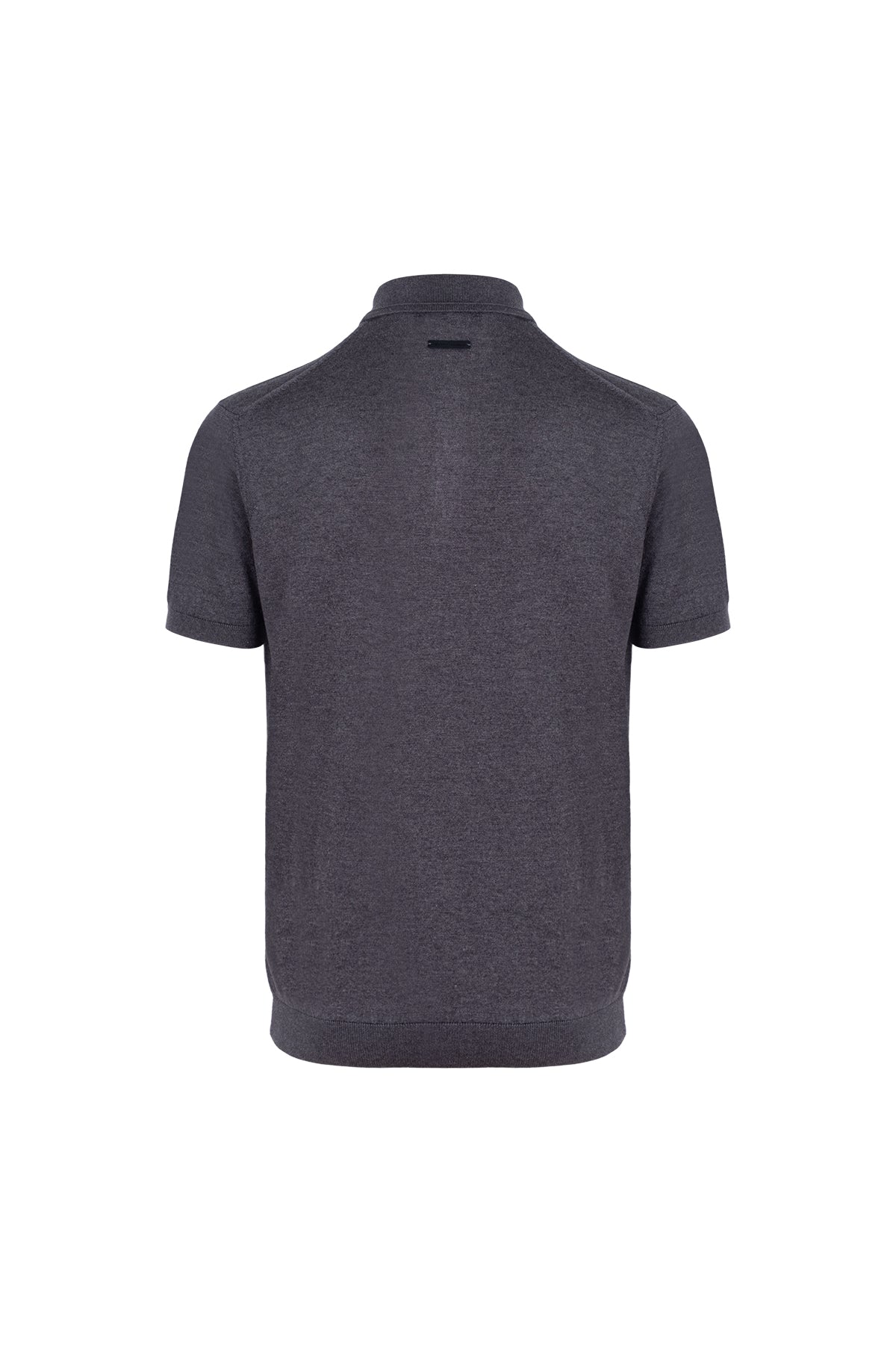 Antrasit Paul İpek Kaşmir Kısa Kollu Polo