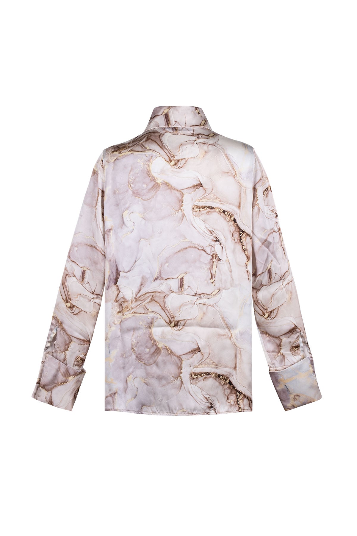 Açık Gri Limited Edition Saf İpek Gömlek