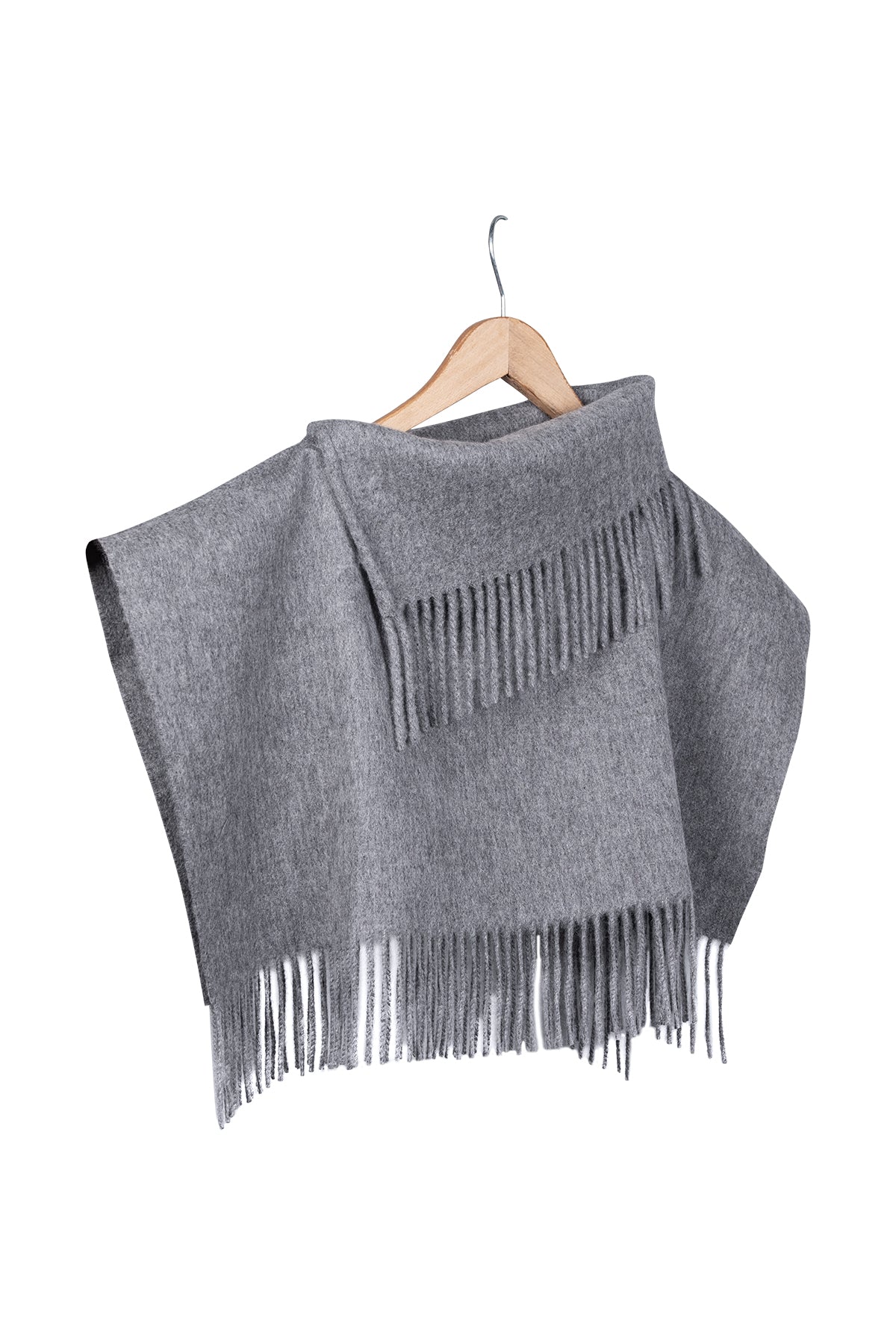 Gri Laura Küçük Pelerin 64x34 cm