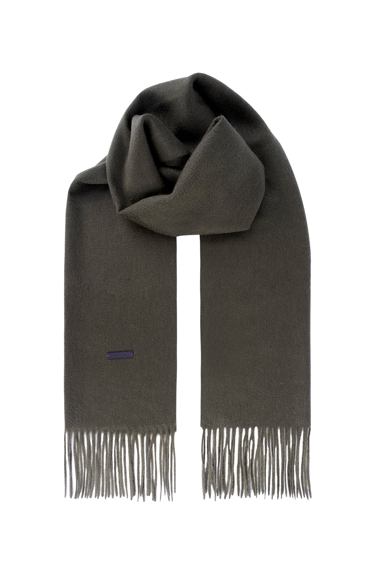 Yeşil Patrick Saf Kaşmir Atkı 35x170 cm