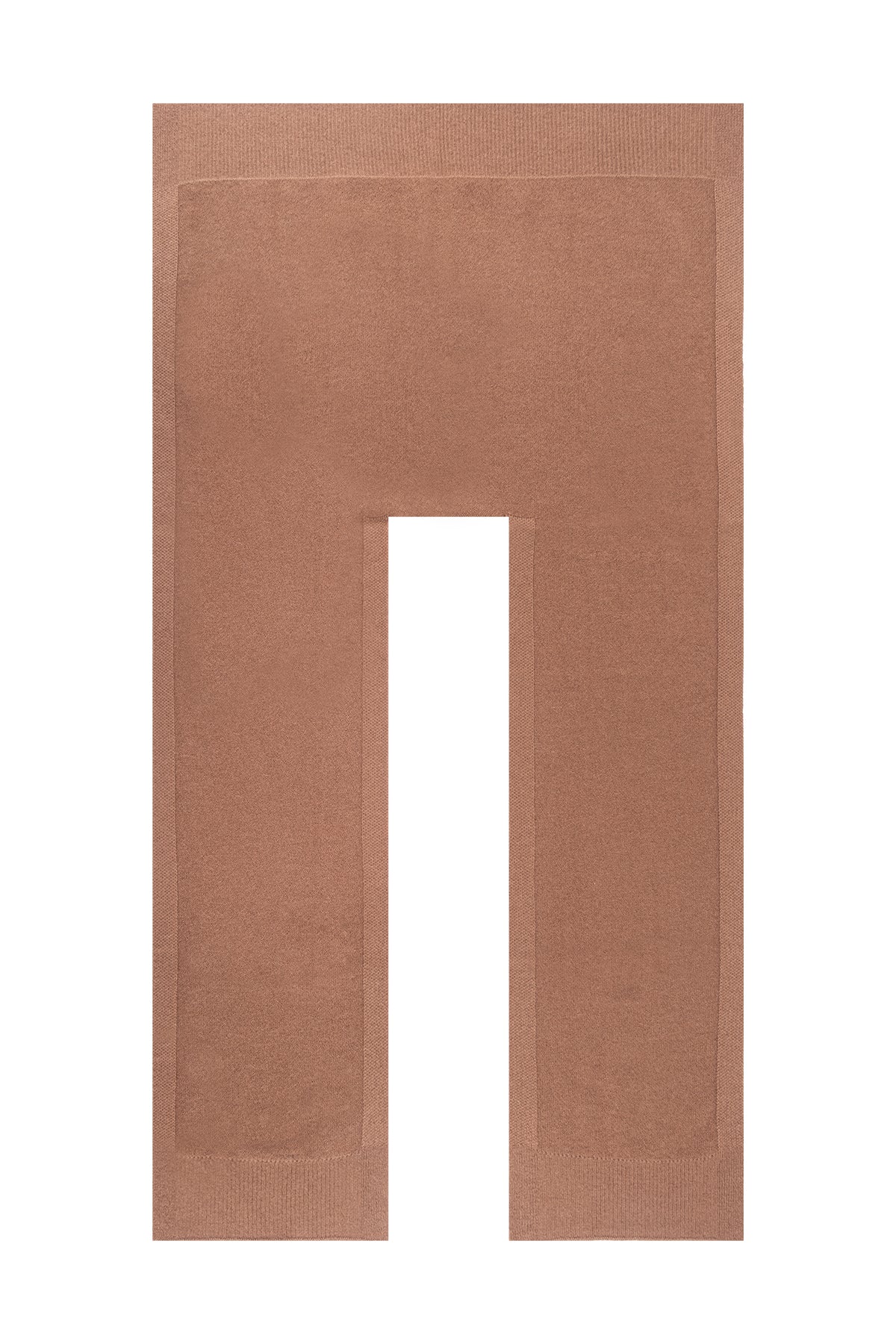 Camel Lilly Saf Kaşmir Kazak Atkı