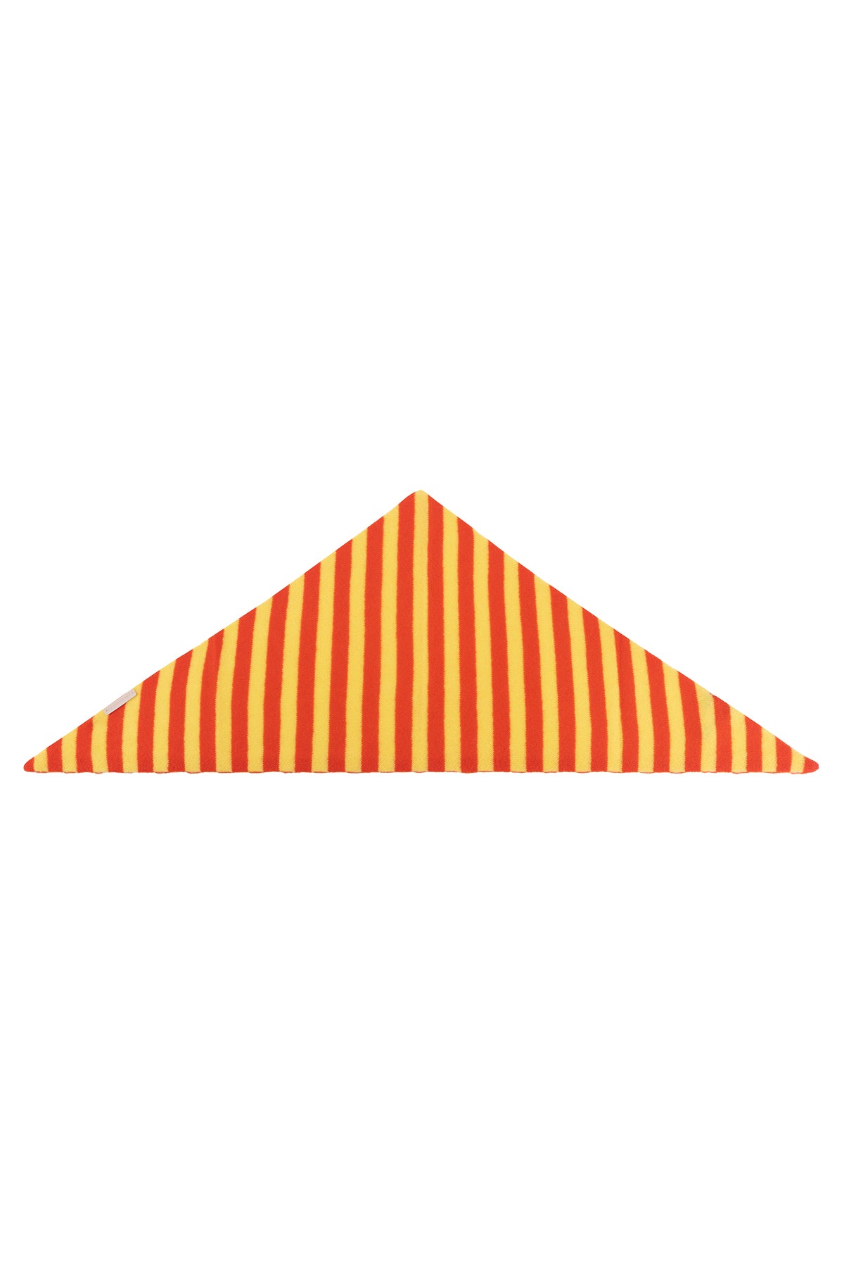 Turuncu Sarı Rose Saf Kaşmir Çizgili Fular Bandana 85x30x30 cm