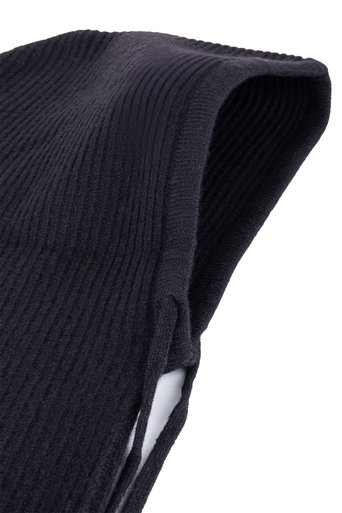 Siyah Stockholm Saf Kaşmir Balaklava