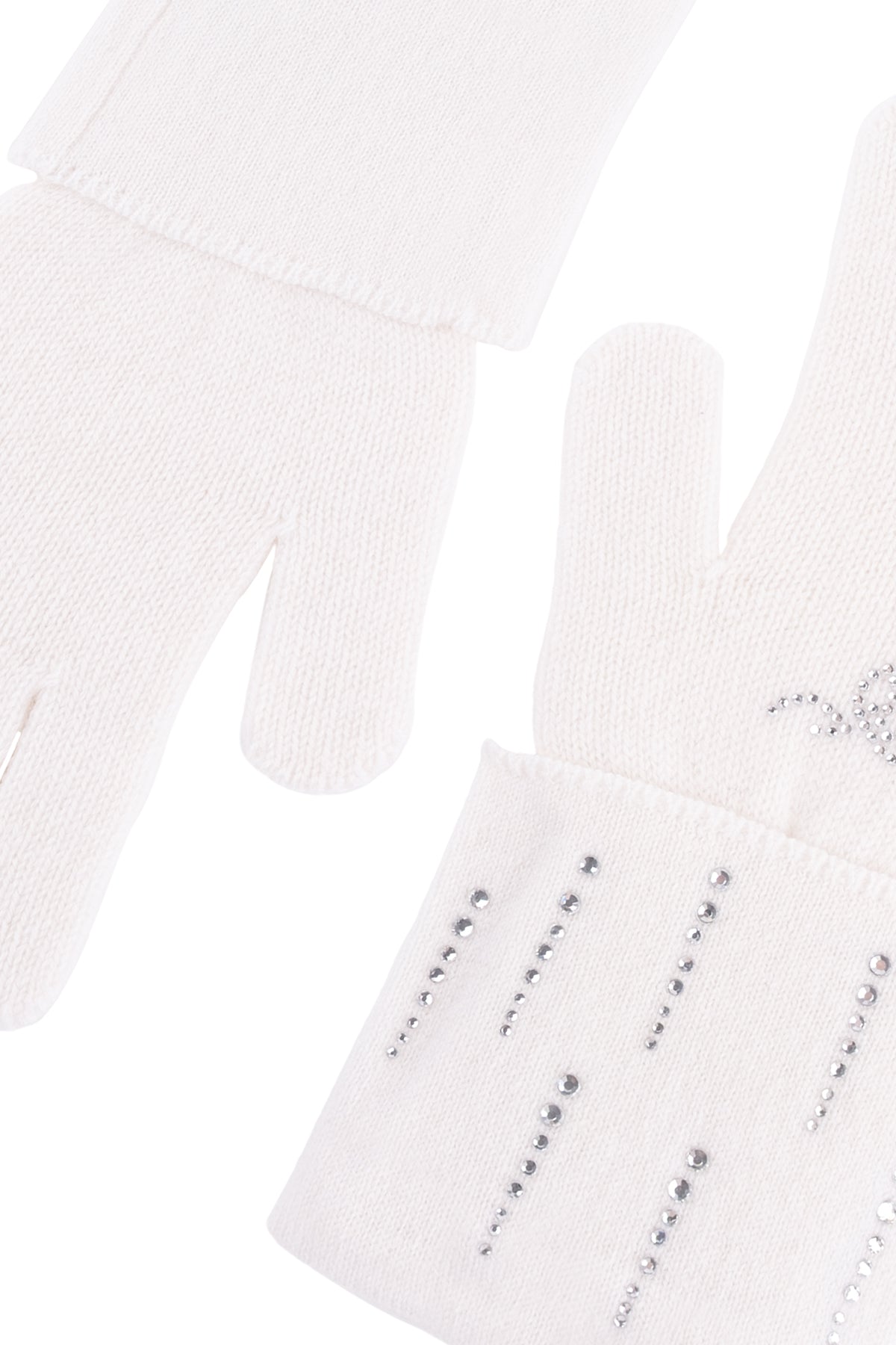 Ekru Lucia Taşlı Eldiven