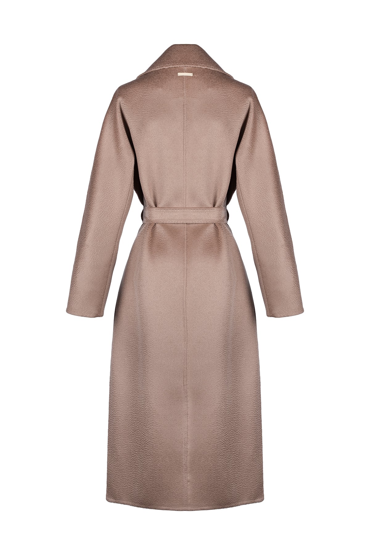 Vizon Meghan Yün Kaşmir Uzun Palto