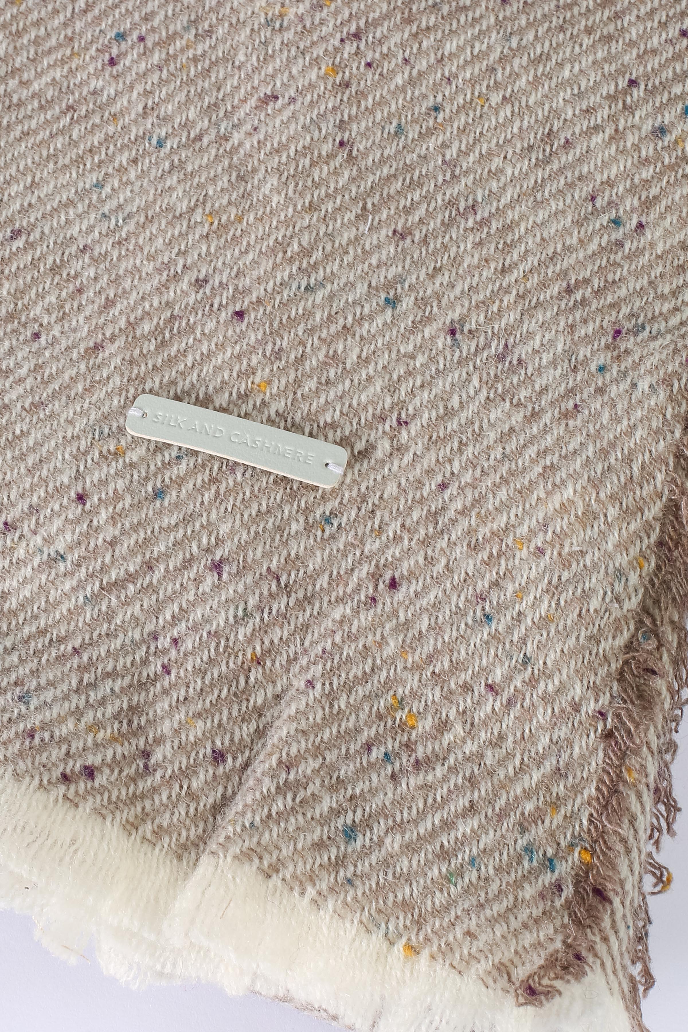 Vizon Yün Nopeli Şal 70x190 cm