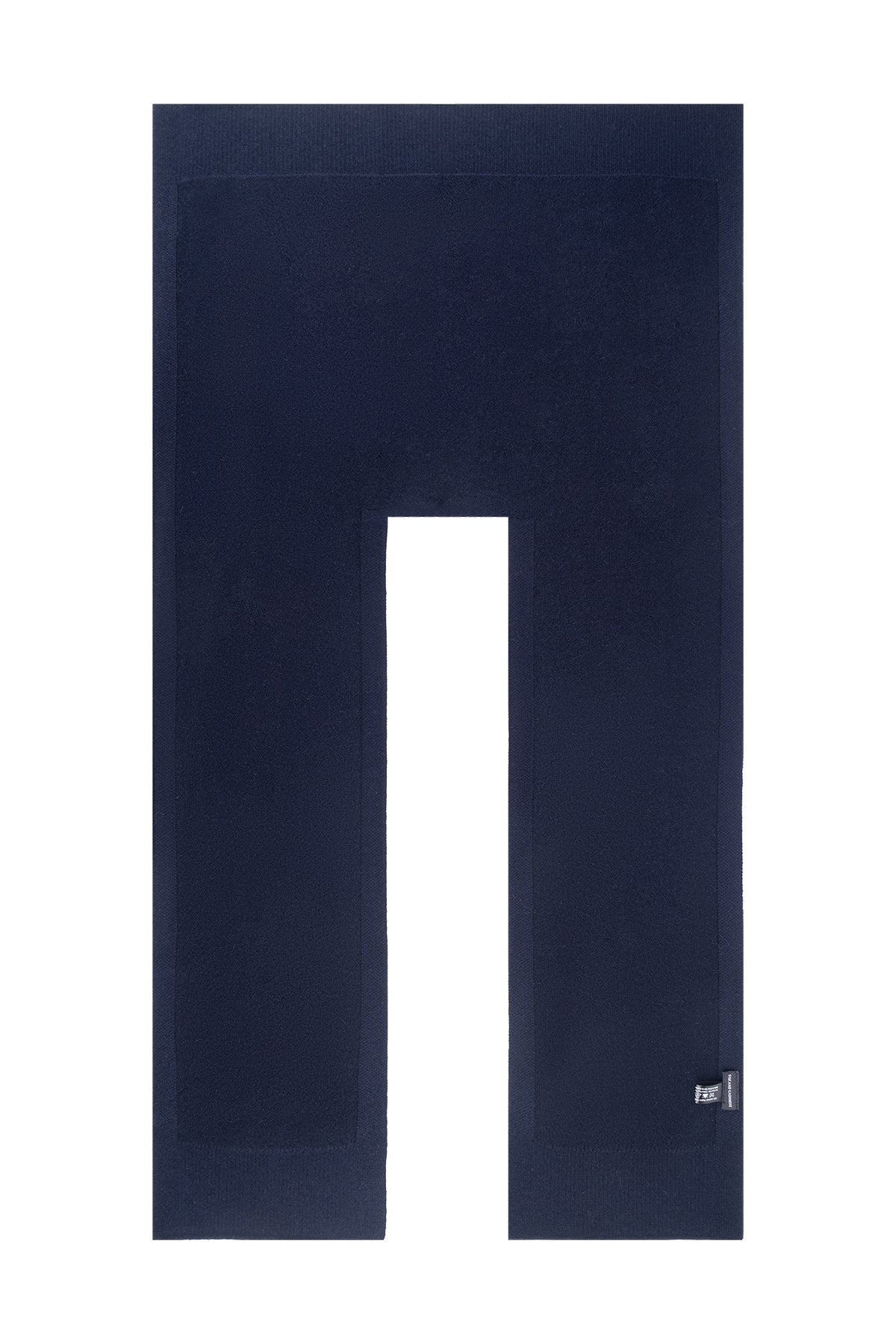 Lacivert Lilly Saf Kaşmir Kazak Atkı