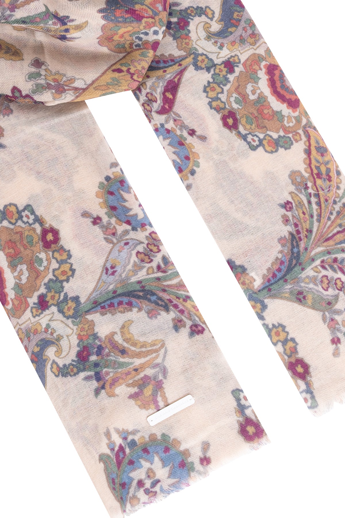 Ekru Jas Desenli  Şal 70x180 cm