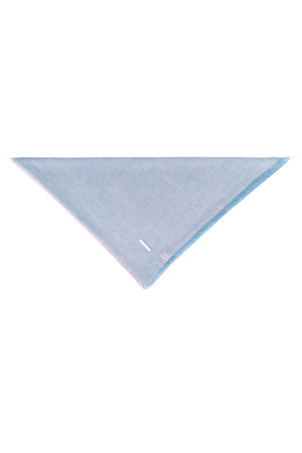 Mavi Şal Desenli Şal 100x100 cm