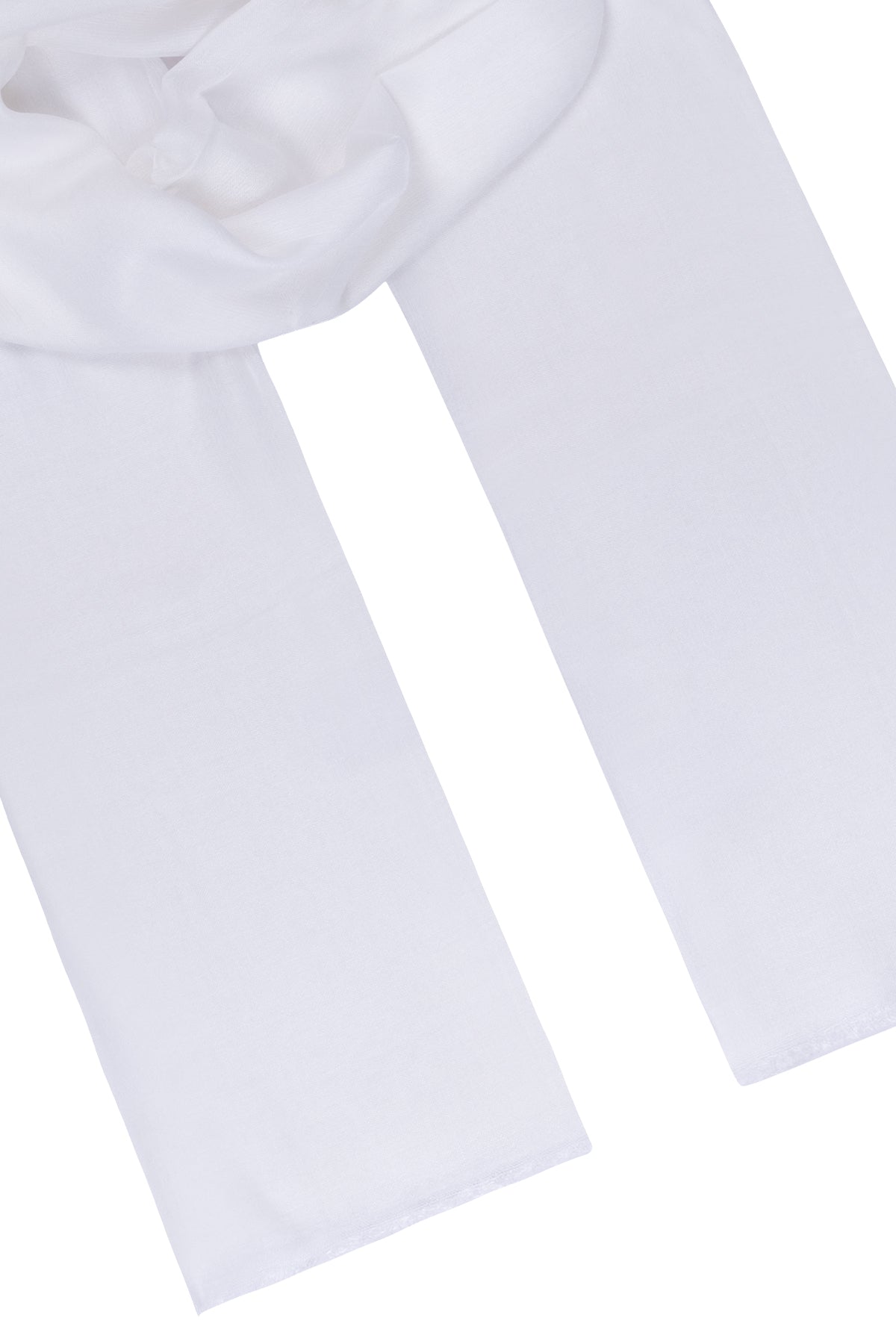 Beyaz Dora Şal 70x200  cm