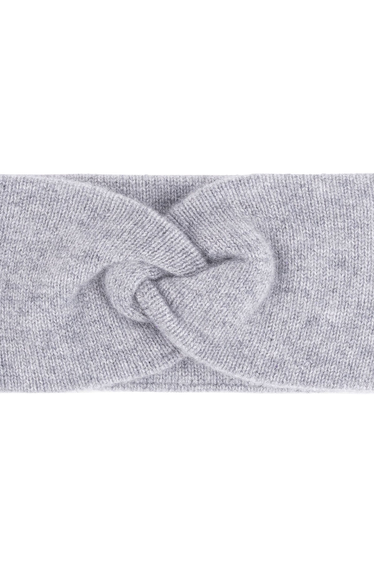 Gri Larissa Saf Kaşmir Saç Bandı
