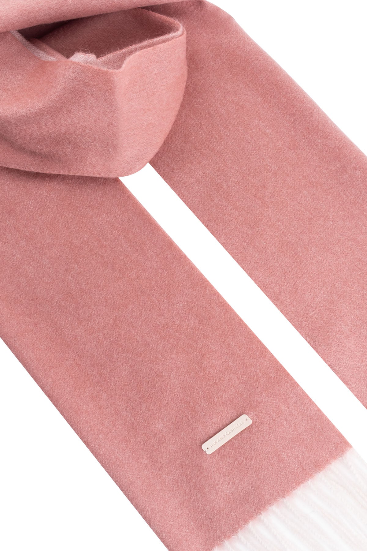 Koyu Pembe Patrick Saf Kaşmir Atkı 30x164