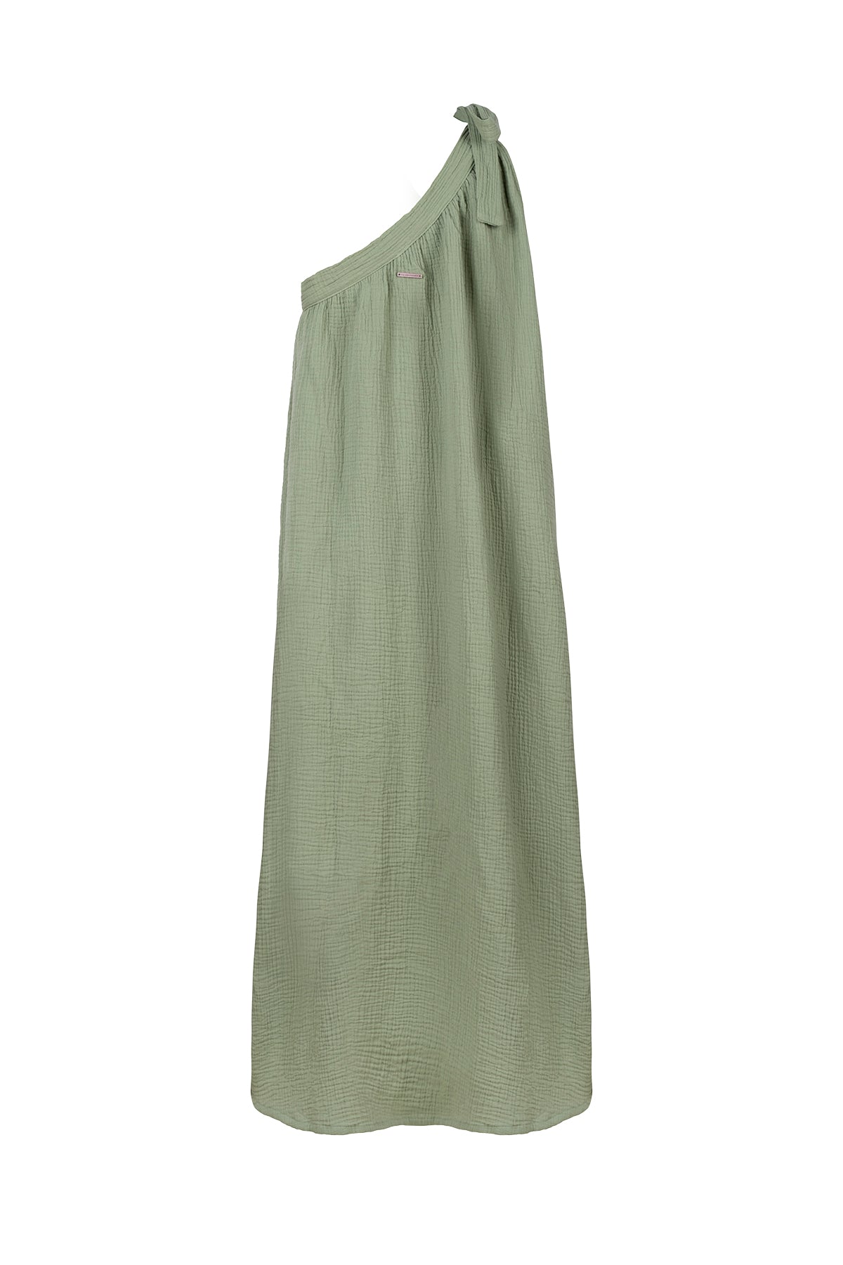 Yeşil Cassandra Tek Omuz Elbise