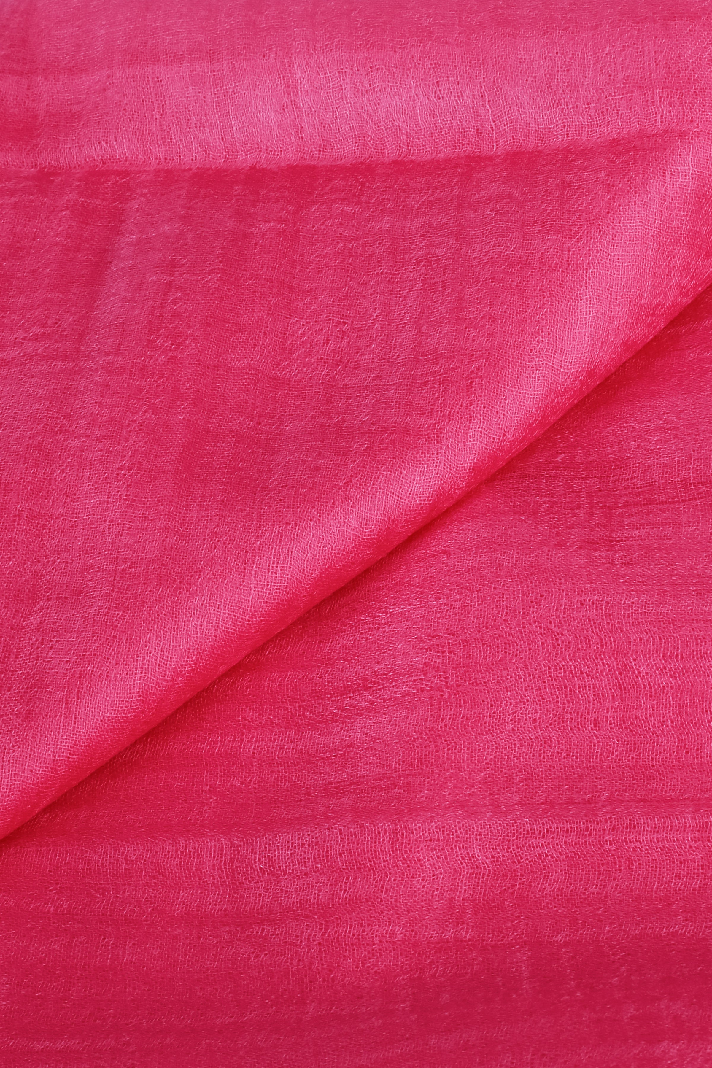 Fuşya Larissa Saf Kaşmir Şal 100x230 cm