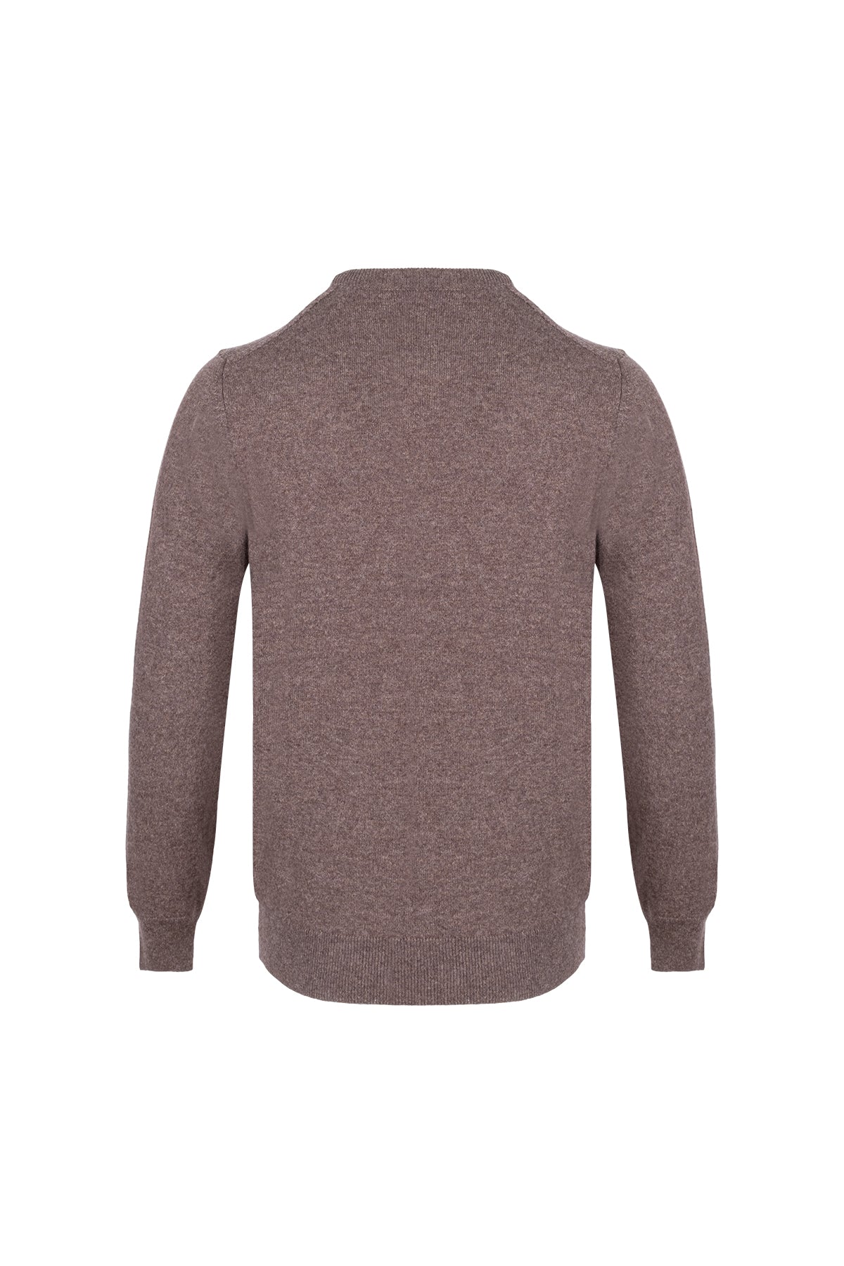 Vizon Saf Kaşmir Yuvarlak Yaka Erkek Kazak