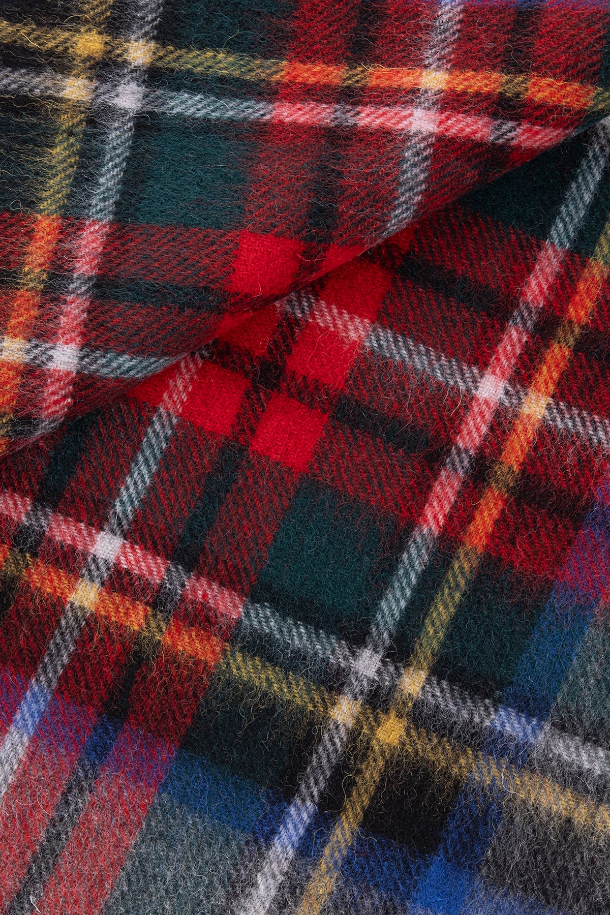 Gri Yün Kareli Battaniye 190x140 cm