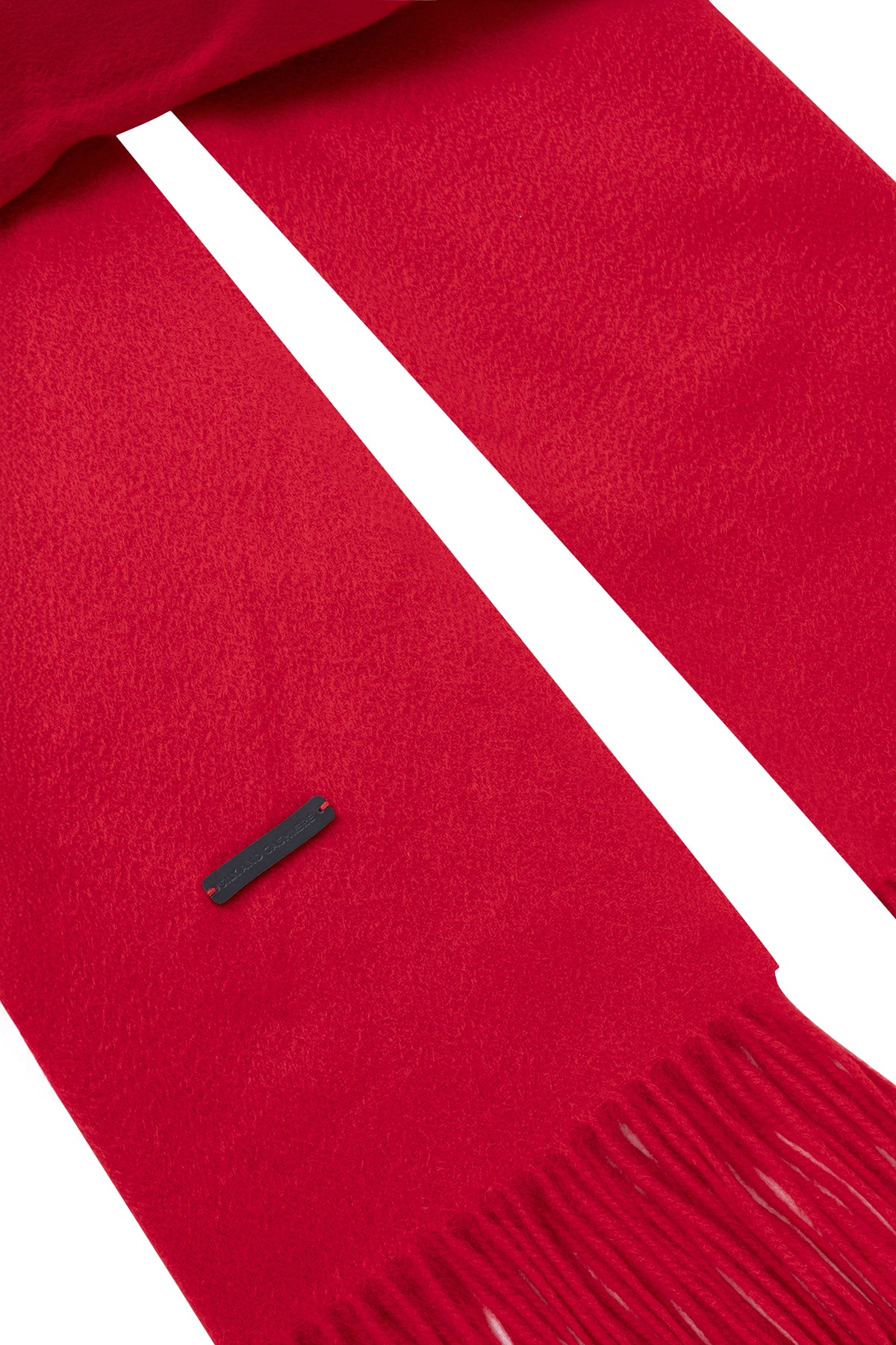 Kırmızı Rose Saf Kaşmir Şal 180x60