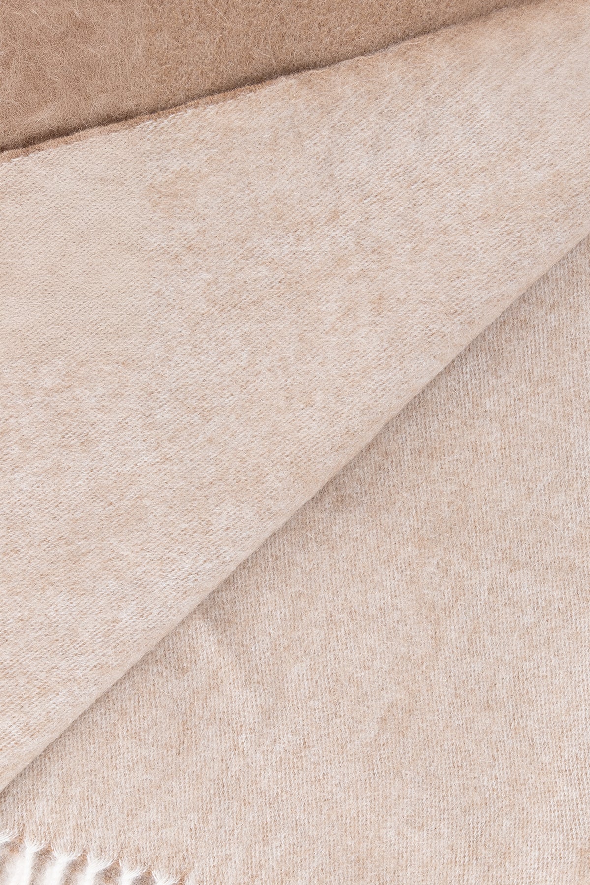 Vizon Saf Kaşmir Battaniye127cm*153cm+10cm*2cm