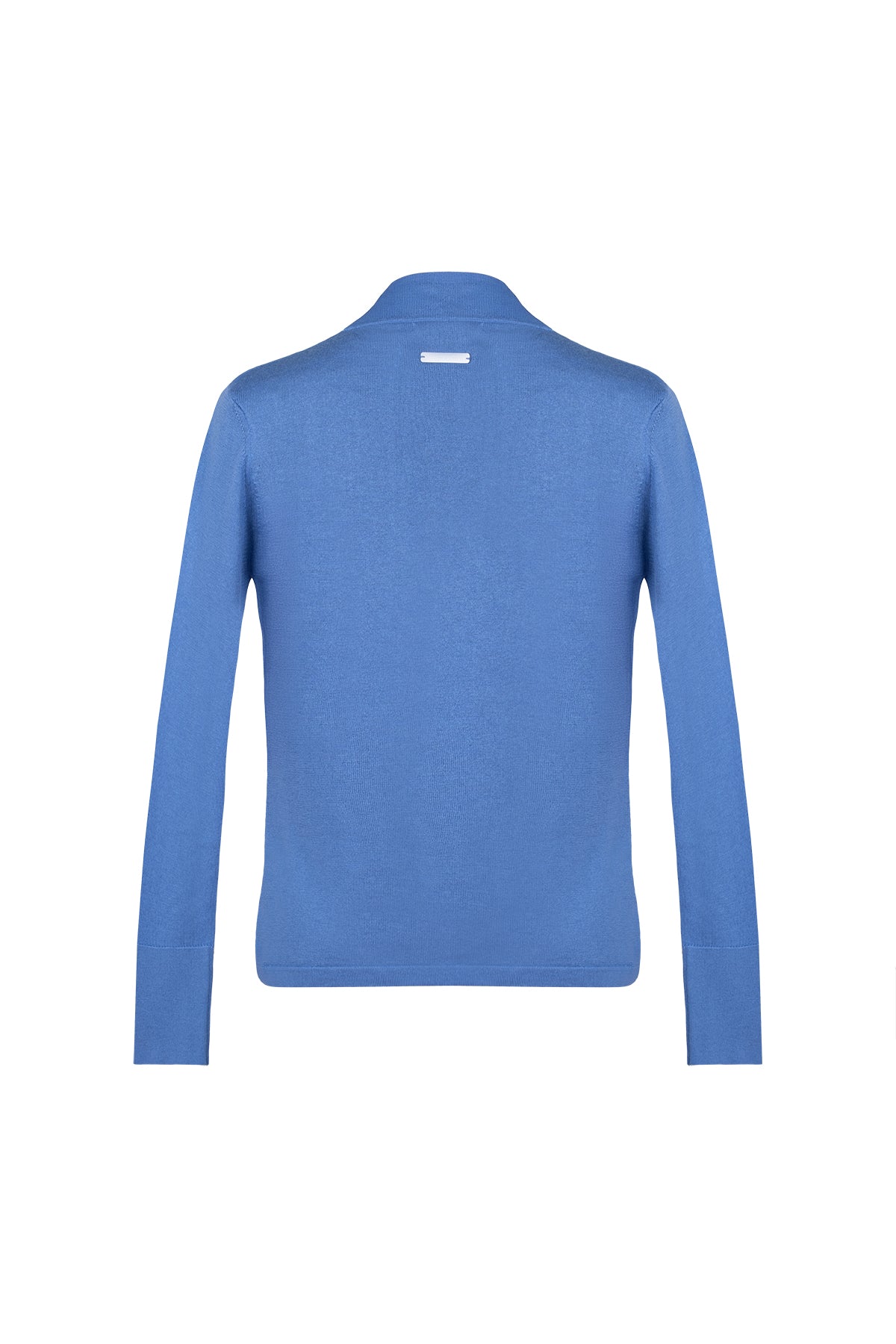 Mavi Zoe İpek Kaşmir Derin V Yaka Triko